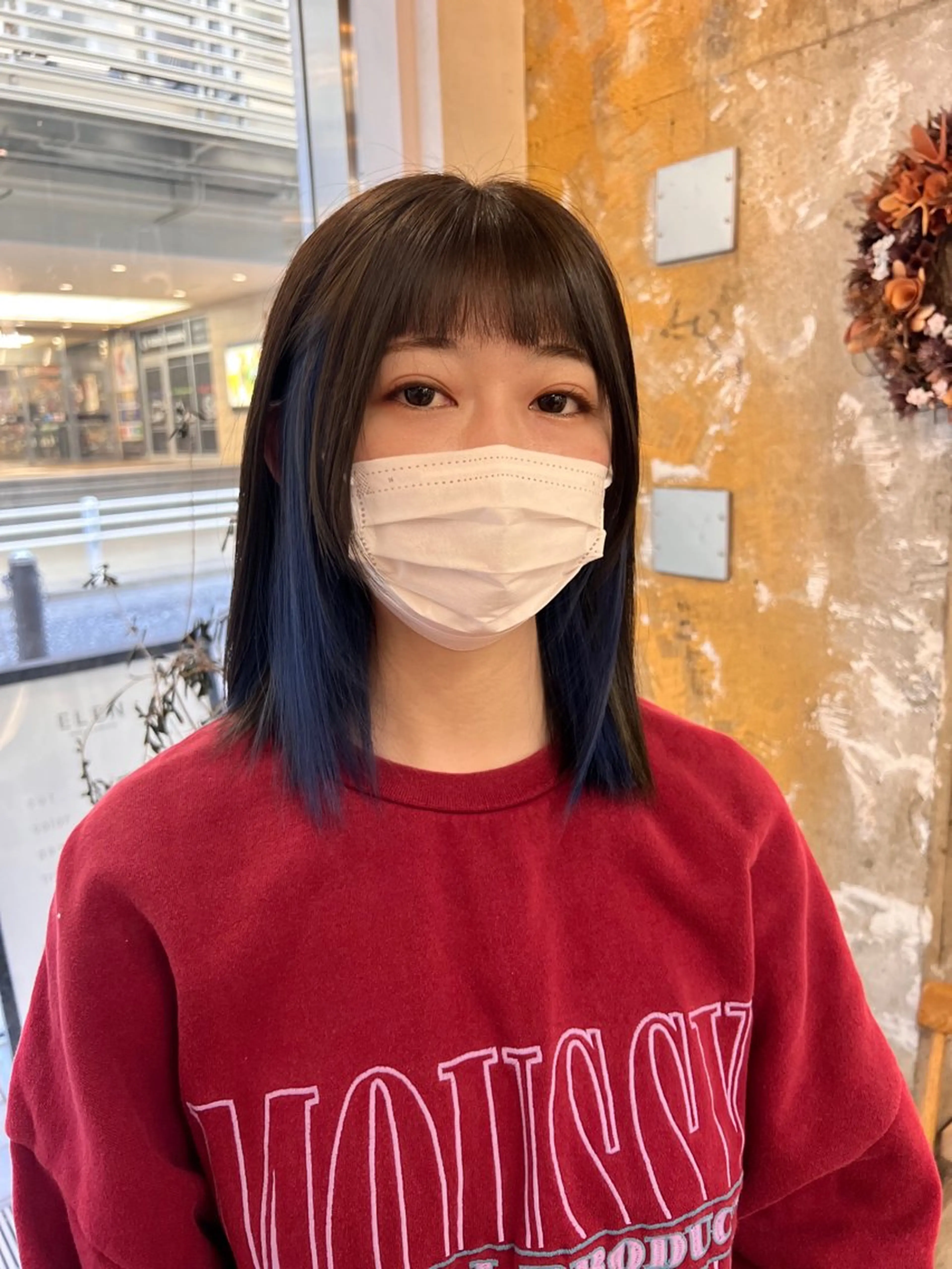 ショート ヘアカラー トリートメント 髪質改善/レイヤー 暖色/shiinaのヘアスタイル