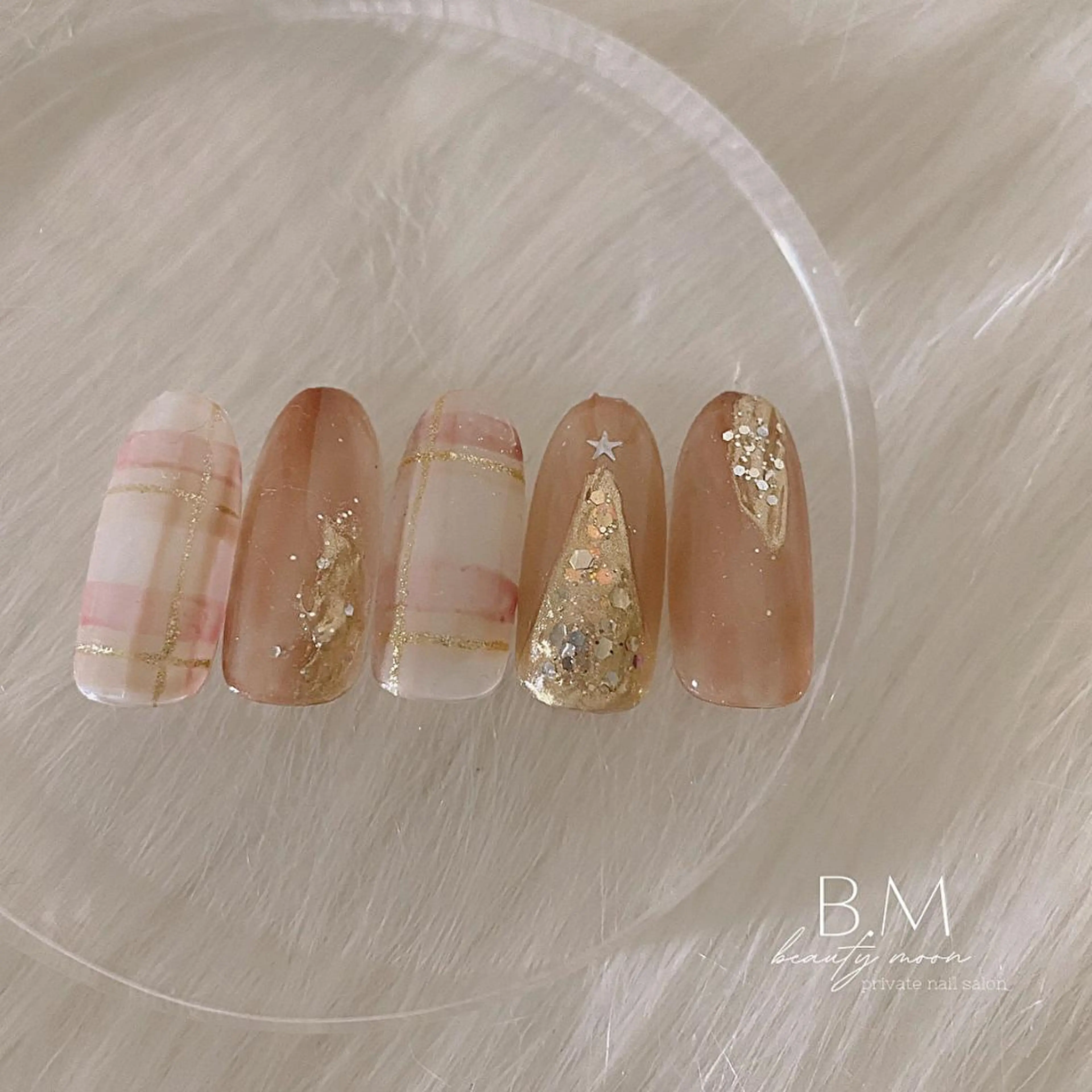 ネイル ネイルチップ beauty ☪︎moonのネイルデザイン