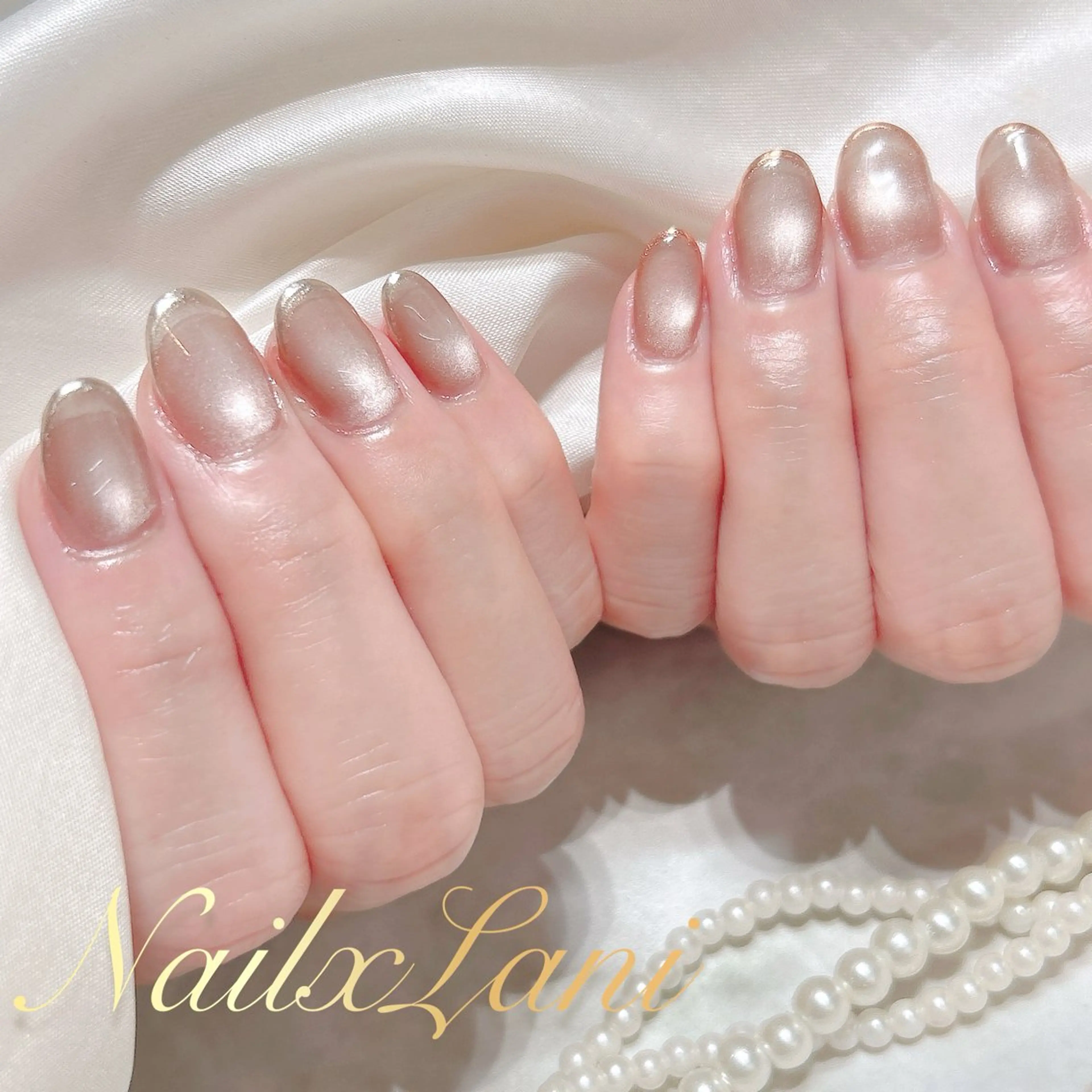 ネイル フットネイル ジェルネイル マグネットネイル パラジェル ハンドネイル Nail×Lani 深爪矯正対応◎のネイルデザイン