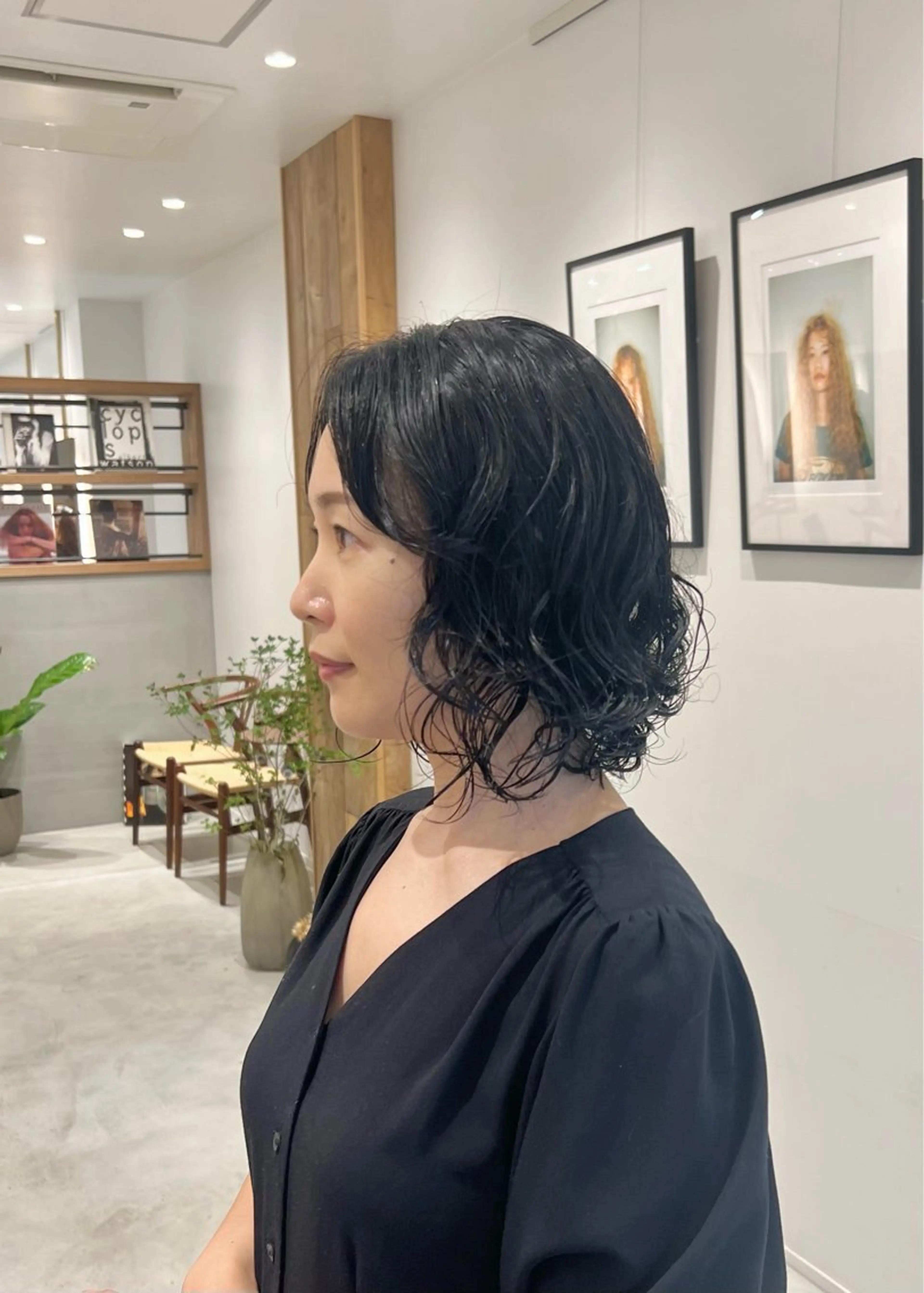 ミディアム メンズ ミディアムパーマ メンズパーマ パーマ/名古屋パーマ / コデラ ナナホのヘアスタイル