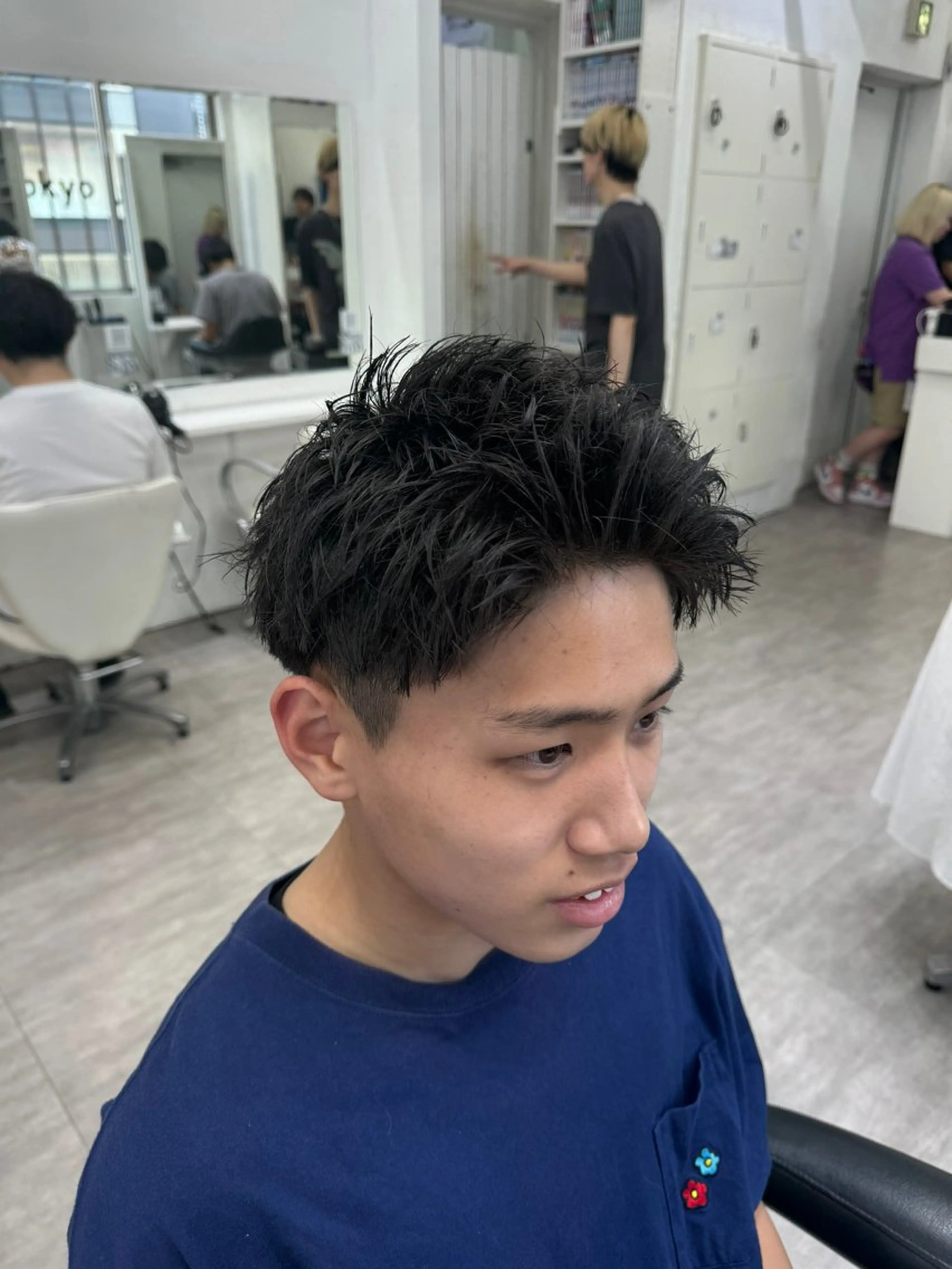 ショート メンズ カット トリートメント ヘアセット メンズ専門美容師 💈高橋和真💈のヘアスタイル