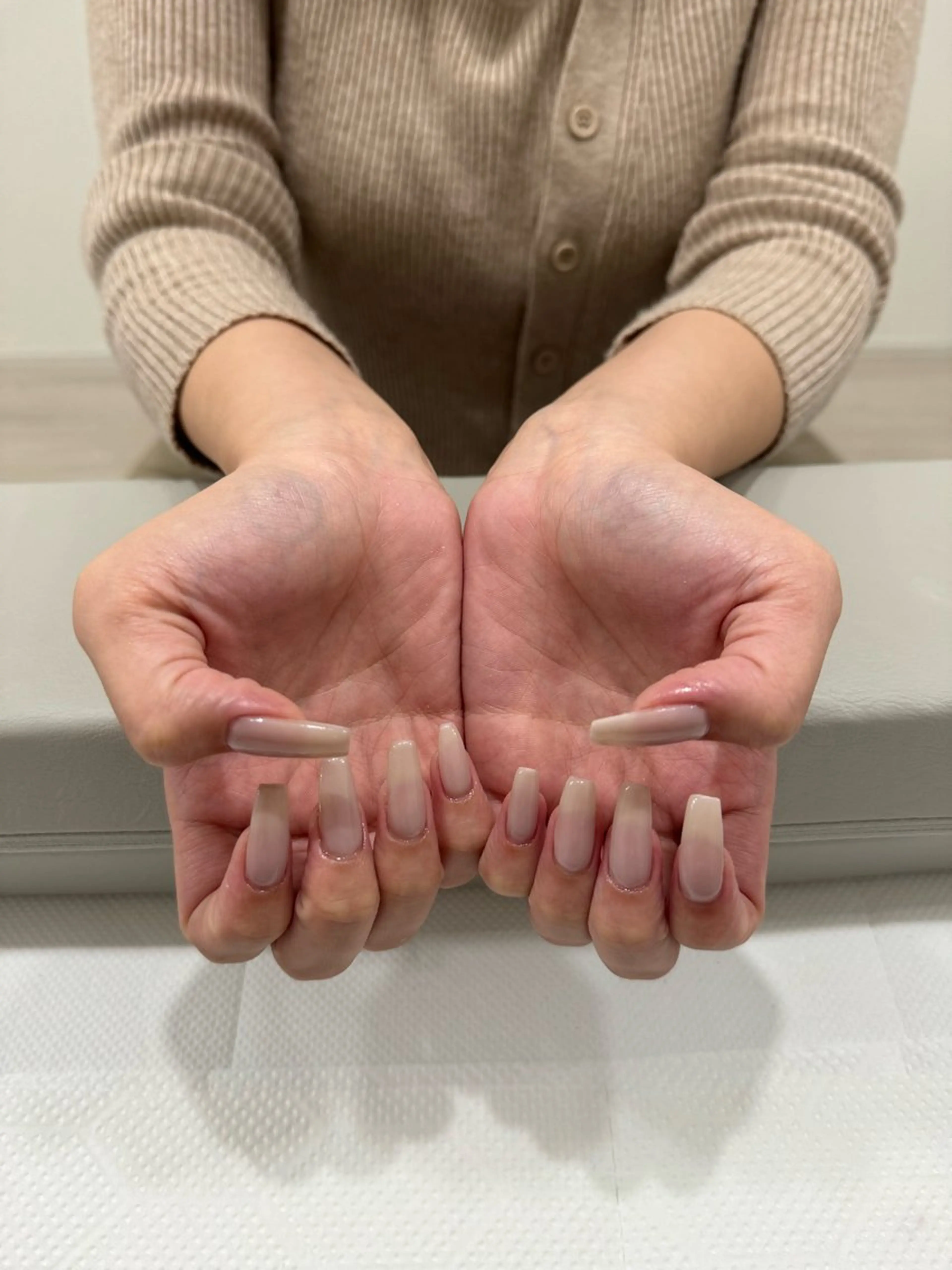 ネイル ワンカラーネイル 🫧RISA🫧 énn |四条烏丸のネイルデザイン