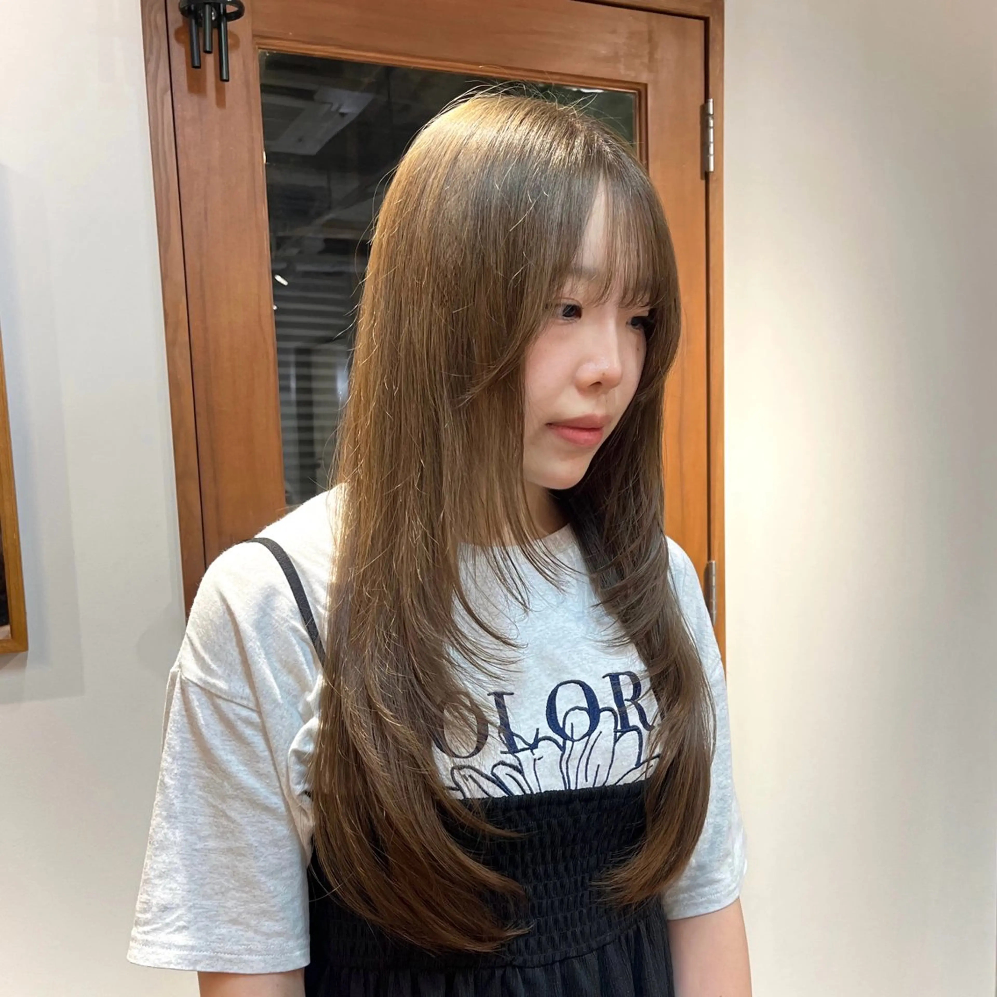 ロング カラー カット ヘアカラー EIGHT/ satone🩵のヘアスタイル