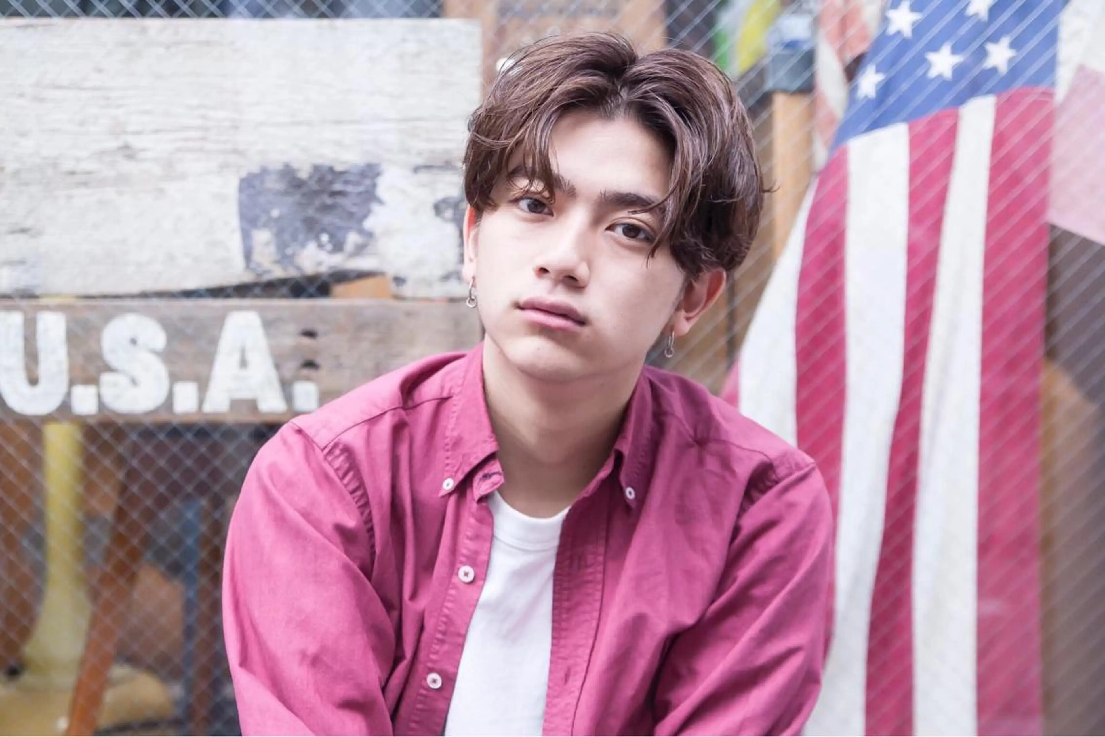 ショート カラー メンズ カット ヘアカラー Steelo  渋谷所属・✴︎赤み除去カラー daichi✴︎のヘアスタイル