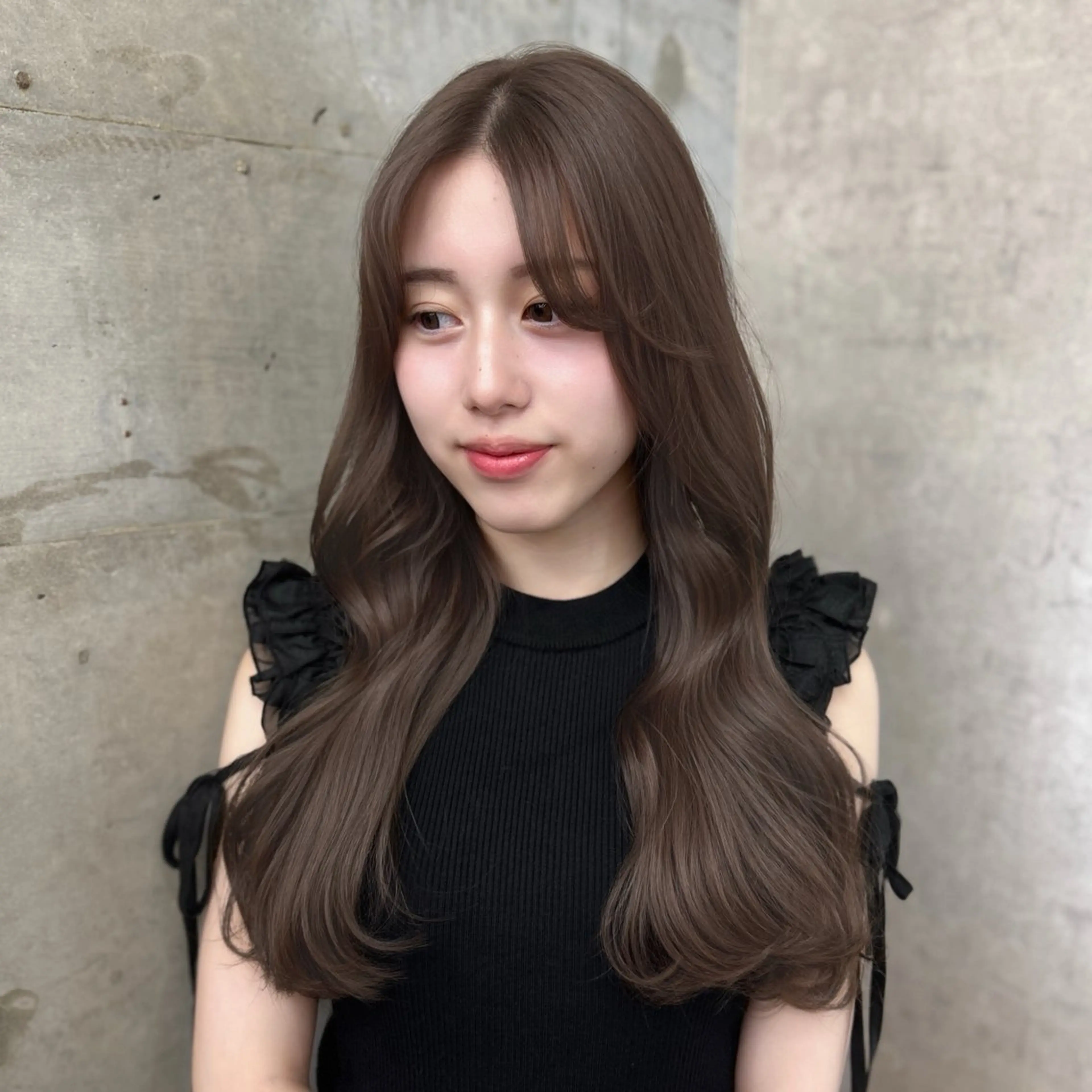 【まろやかカラーに🐈💕】1ブリーチカラー +Aujua トリートメント🧴︎💕︎の写真