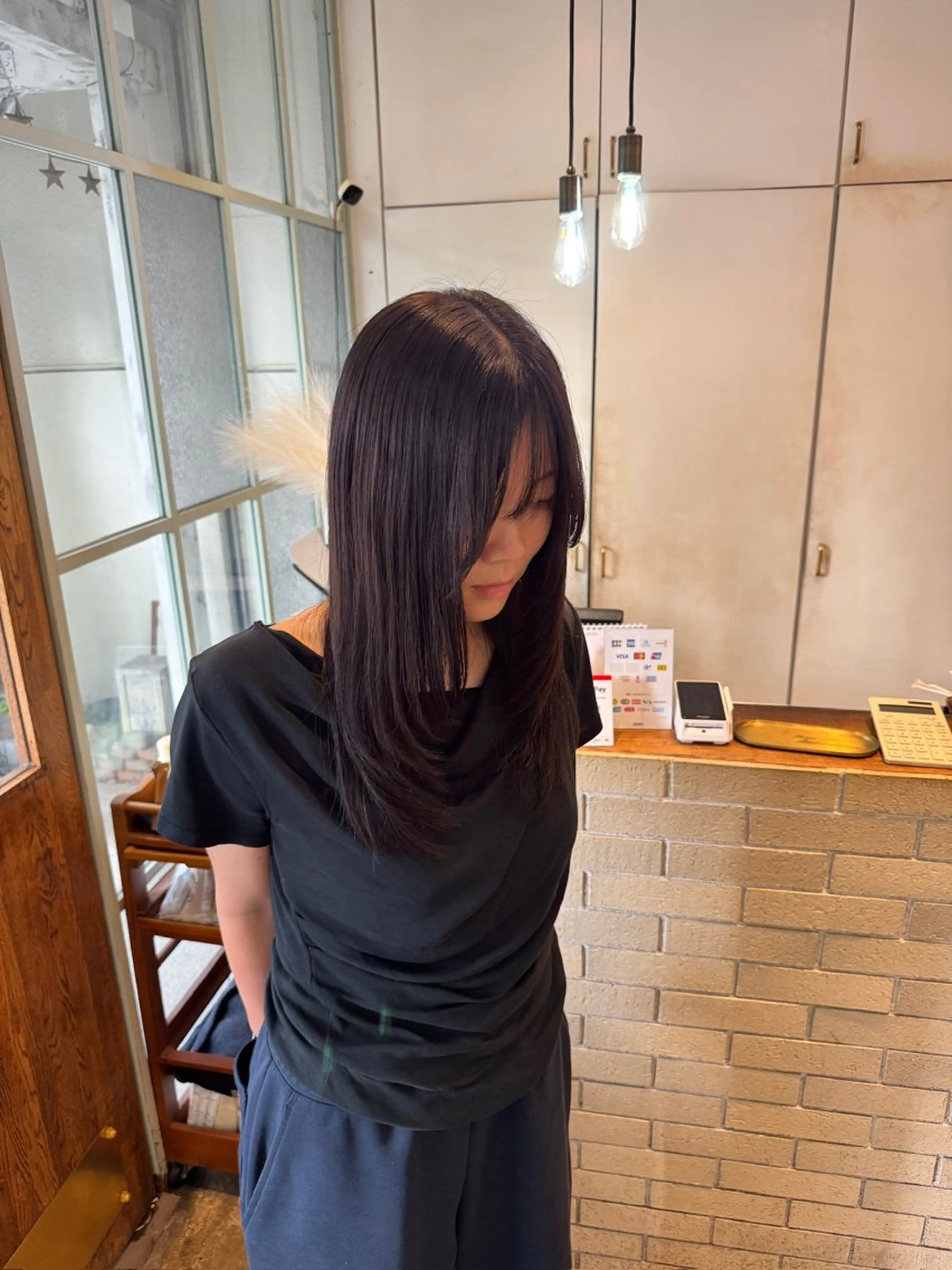 ロング カラー ハイレイヤー レイヤーカット ロング ダブルカラー/ メンズパーマ🫧中村のヘアスタイル