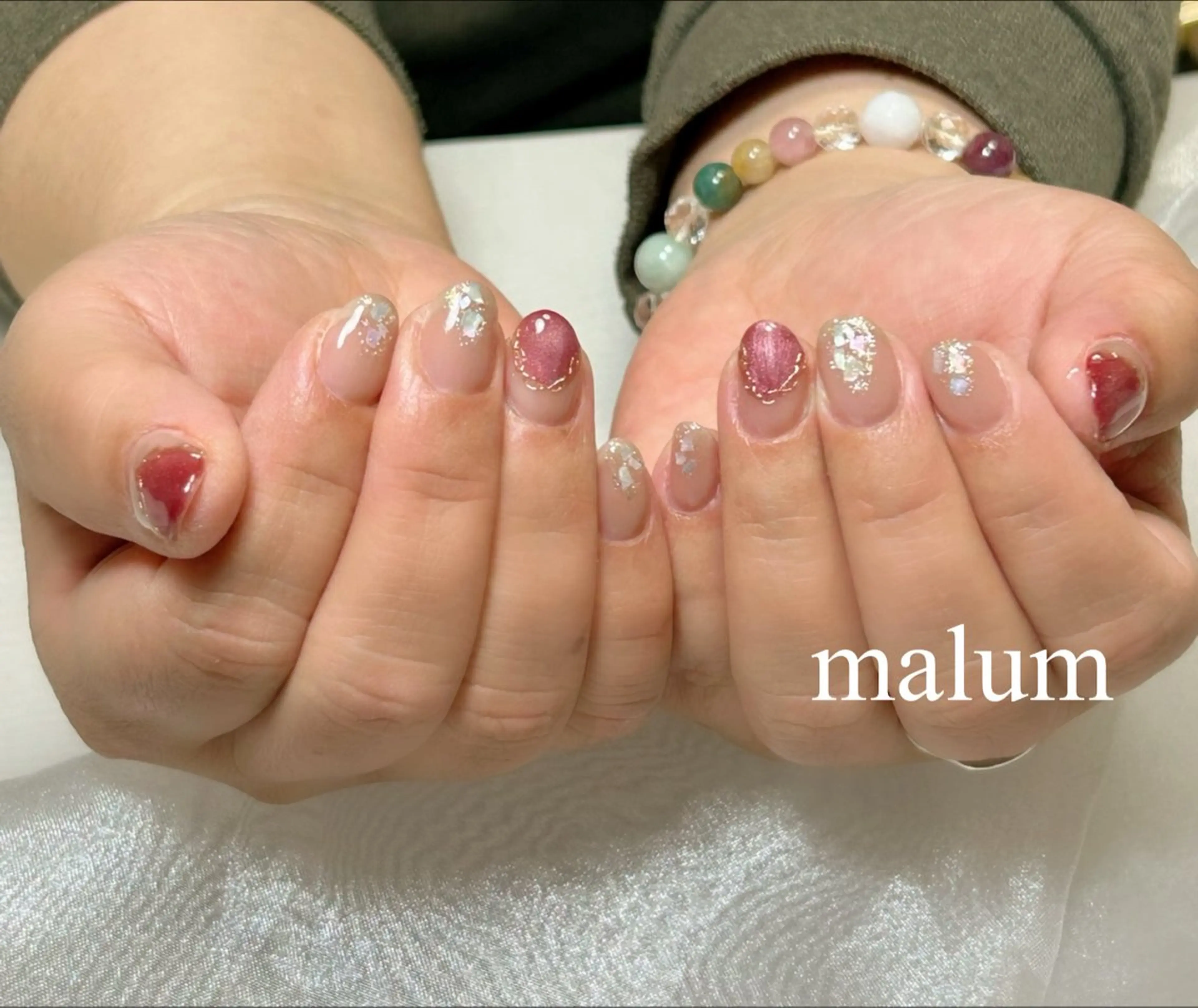 ネイル ハンドネイル malum nailのネイルデザイン