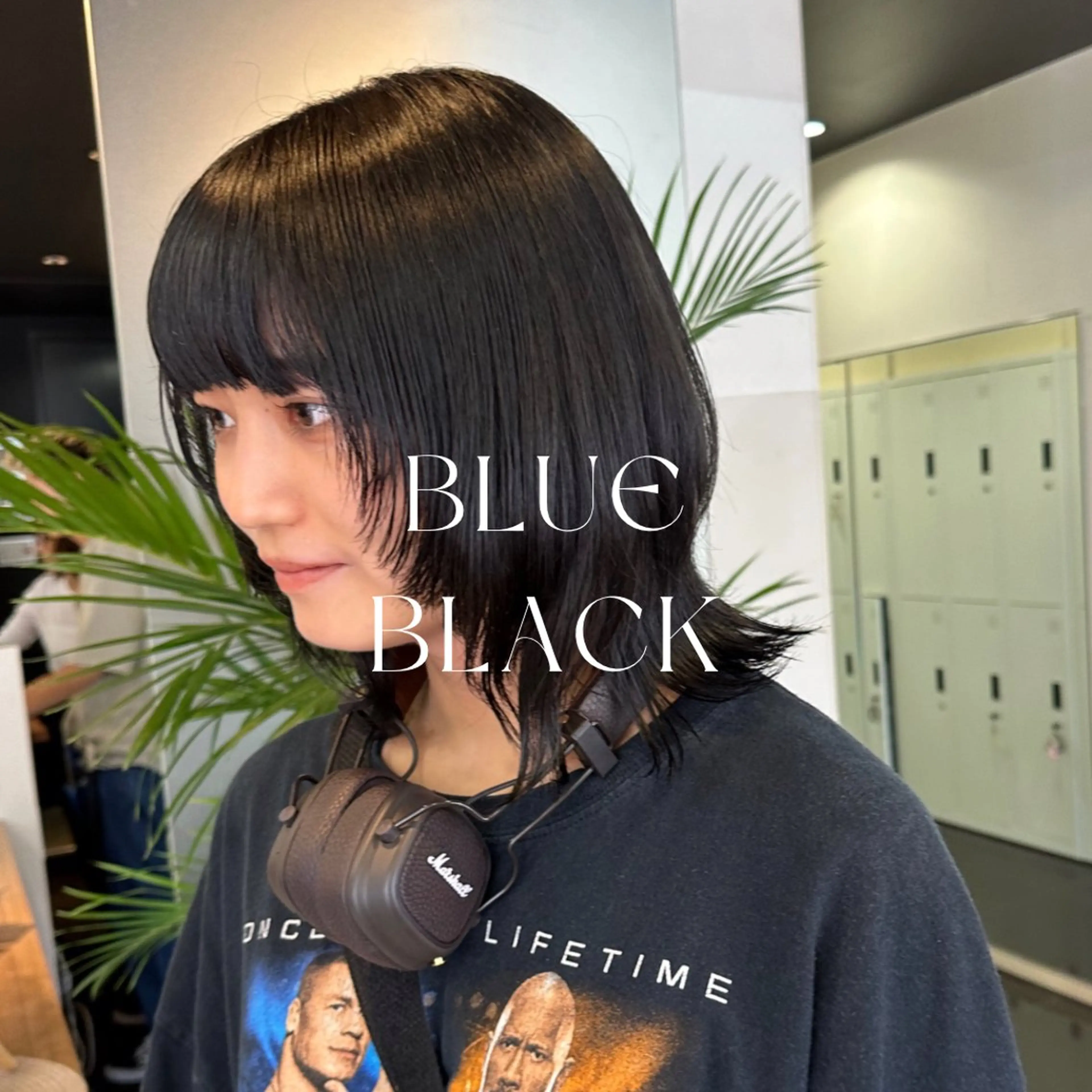 ミディアム カラー ハイトーン/暖色/ 眉/メイク/Rinaのヘアスタイル