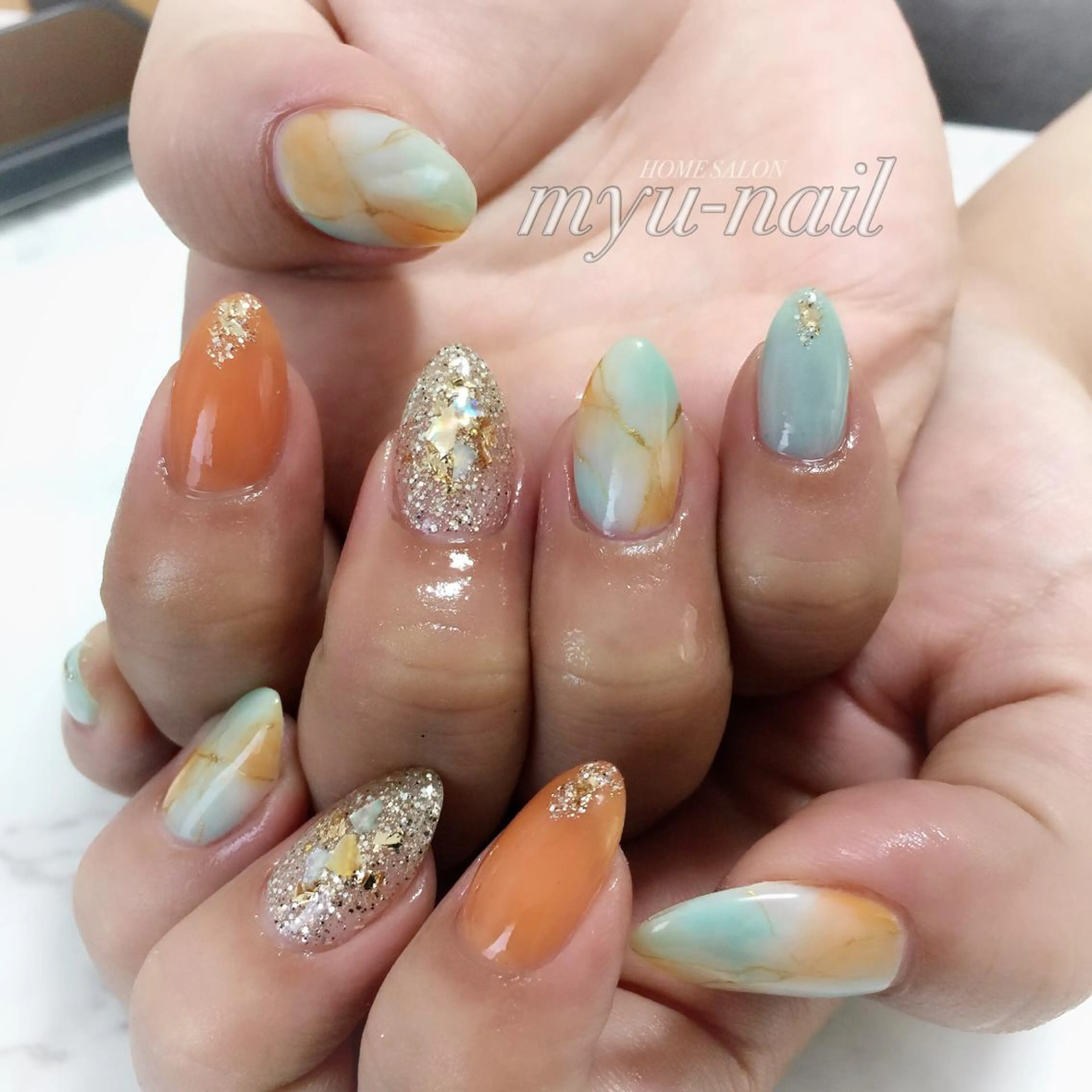 ネイル ホームサロン myu-nailのネイルデザイン