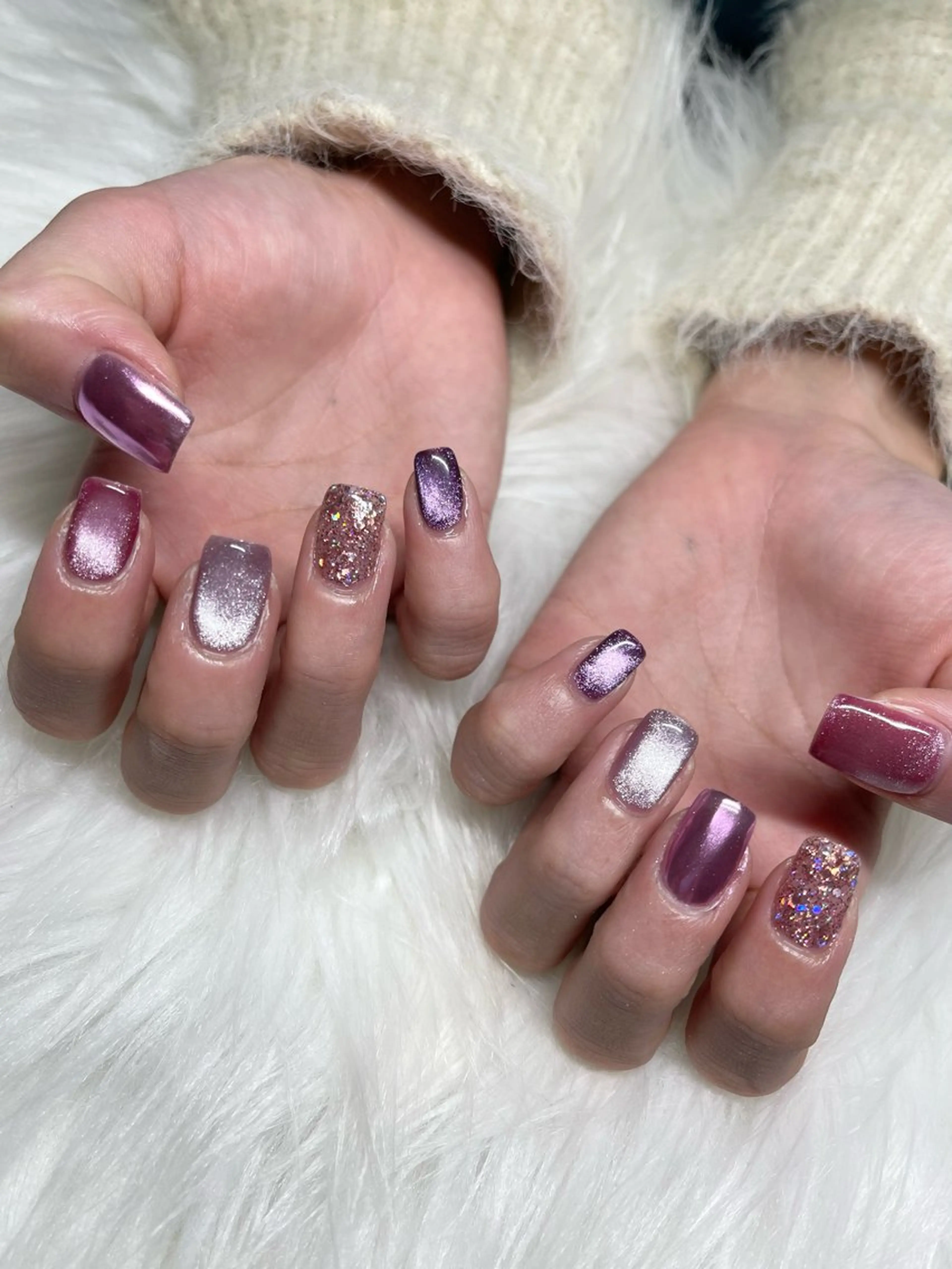 オフ無しワンカラー💅 何色でもご利用可能⭕️(ミラー/マグネット/マット可)の写真