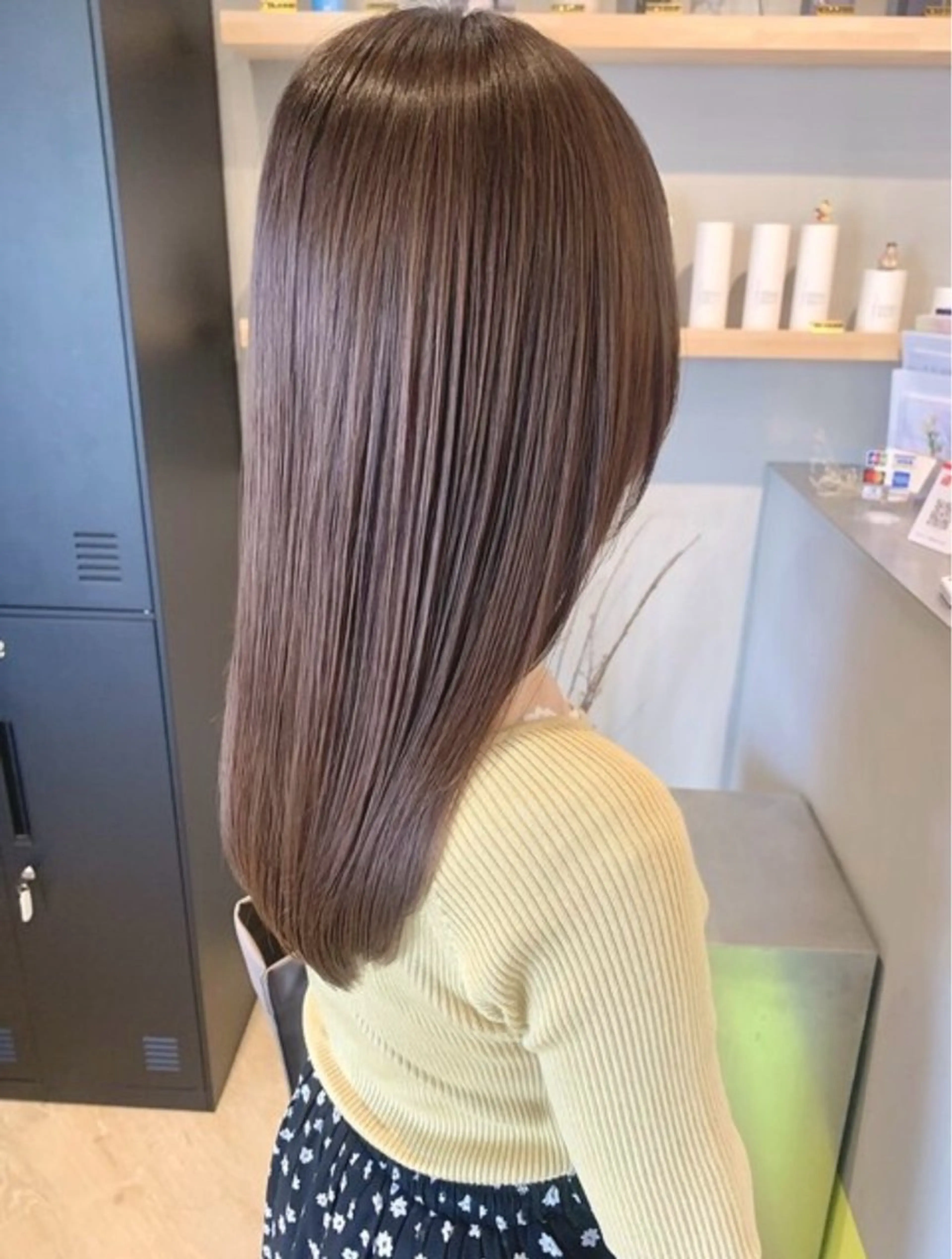 ロング 縮毛矯正 縮毛メンズカット モデル募集レオンのヘアスタイル