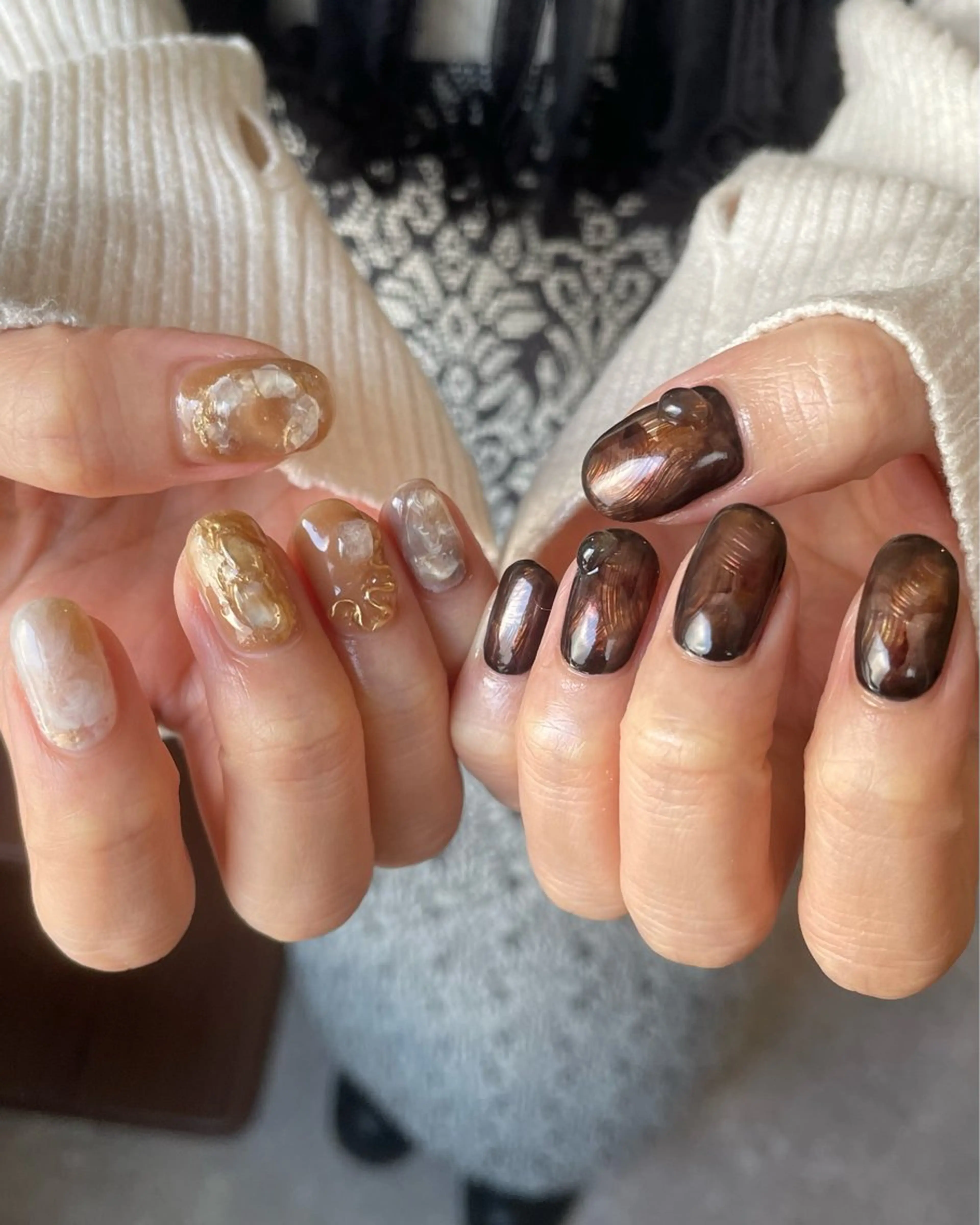 ネイル ニュアンスネイル ハンドネイル ネイルサロン Noëlのネイルデザイン