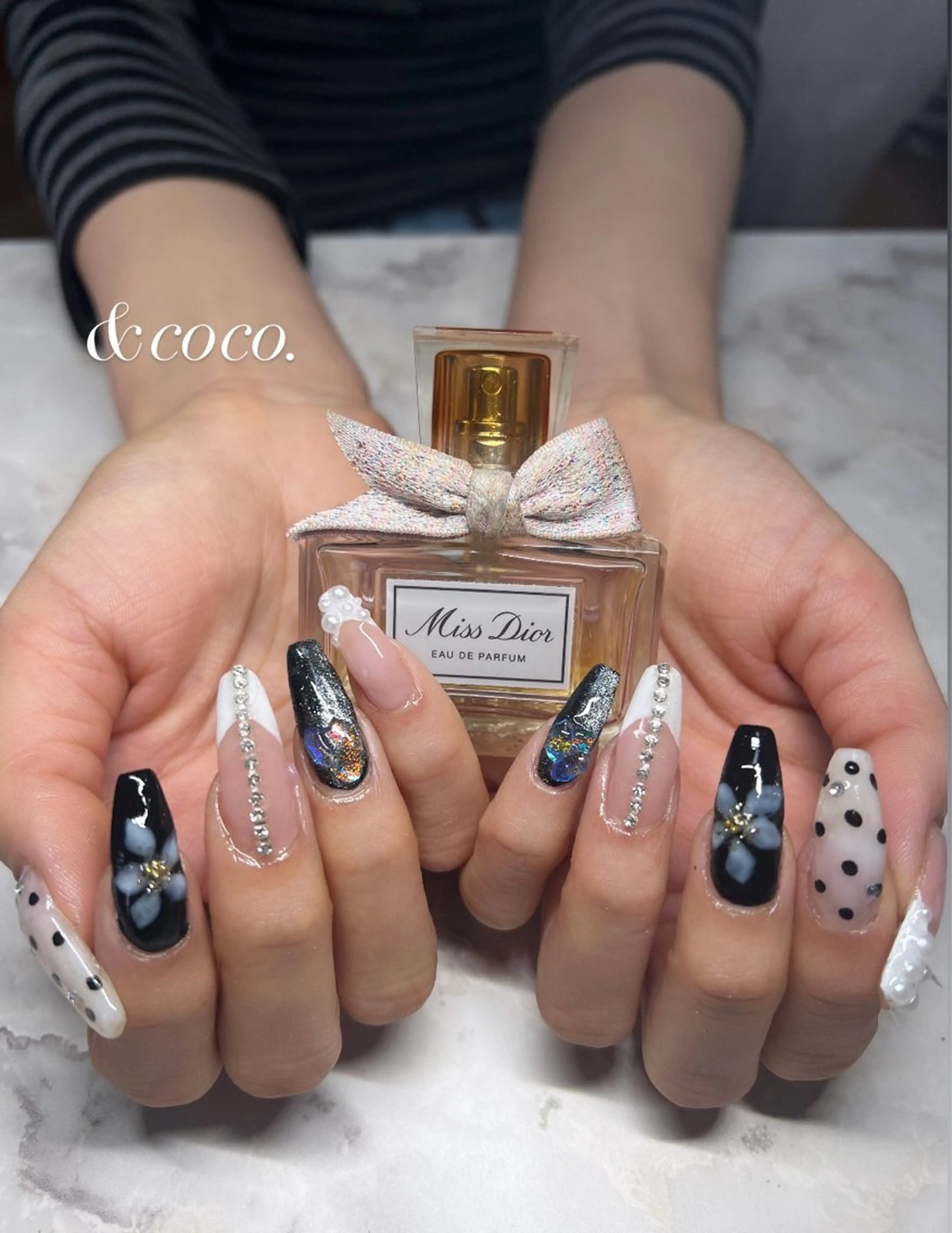 ネイル 長さ出し ＆ coco.のネイルデザイン
