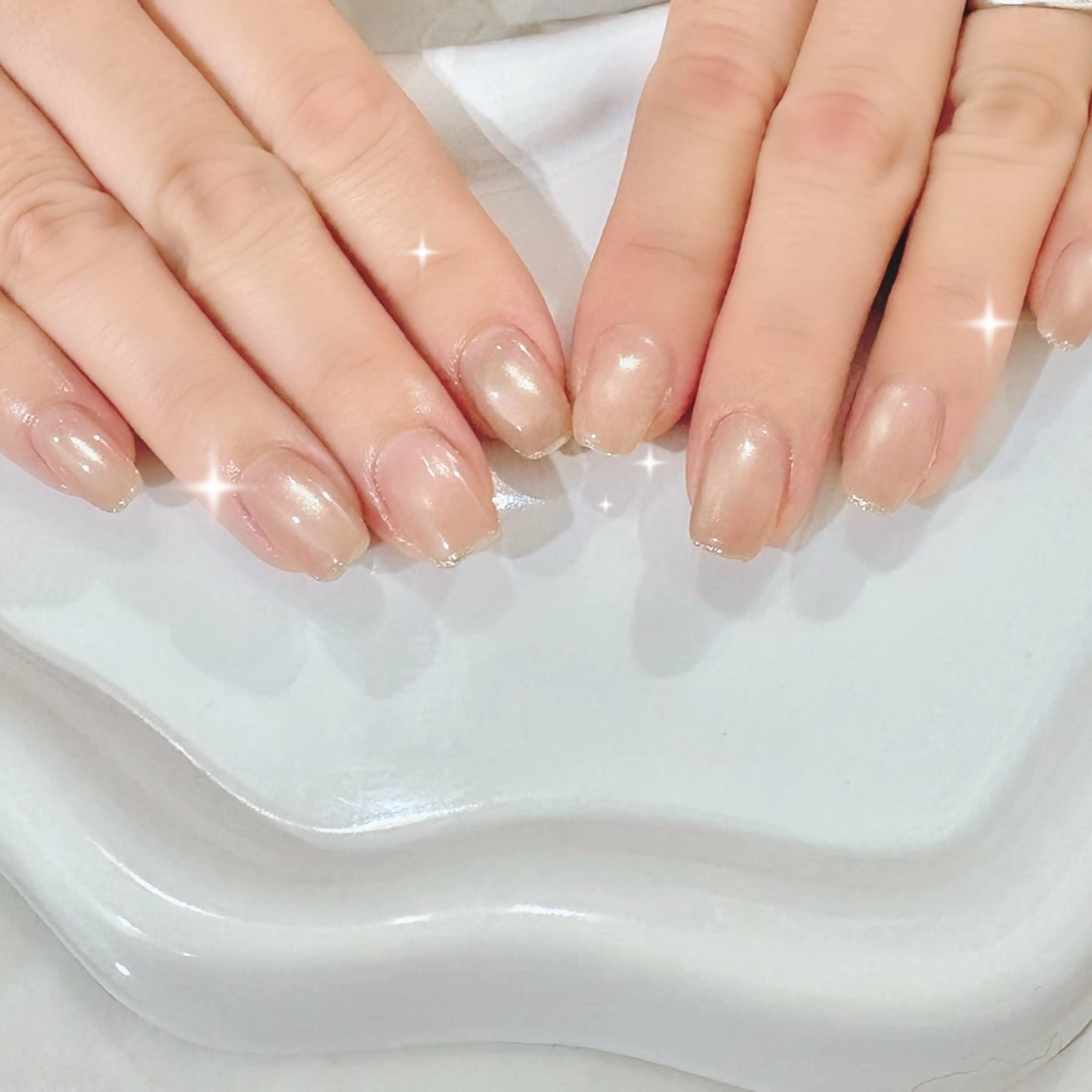 ネイル ラメ(グリッター) ハンドネイル 艶/マグネット/網紅 /韓国/岩下りほのネイルデザイン