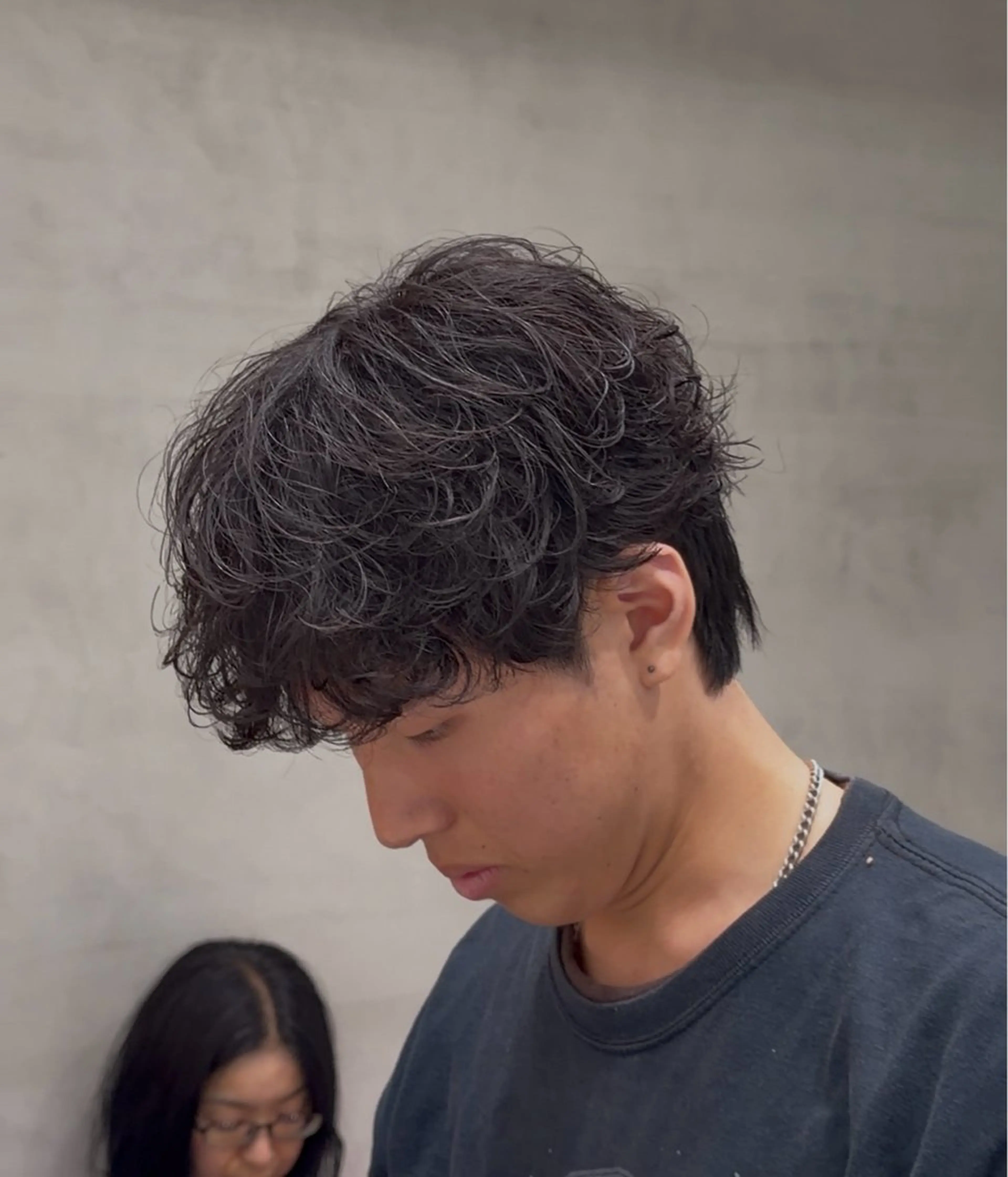 ショート パーマ メンズ カット パーマ fifth 菅崎愛斗のヘアスタイル