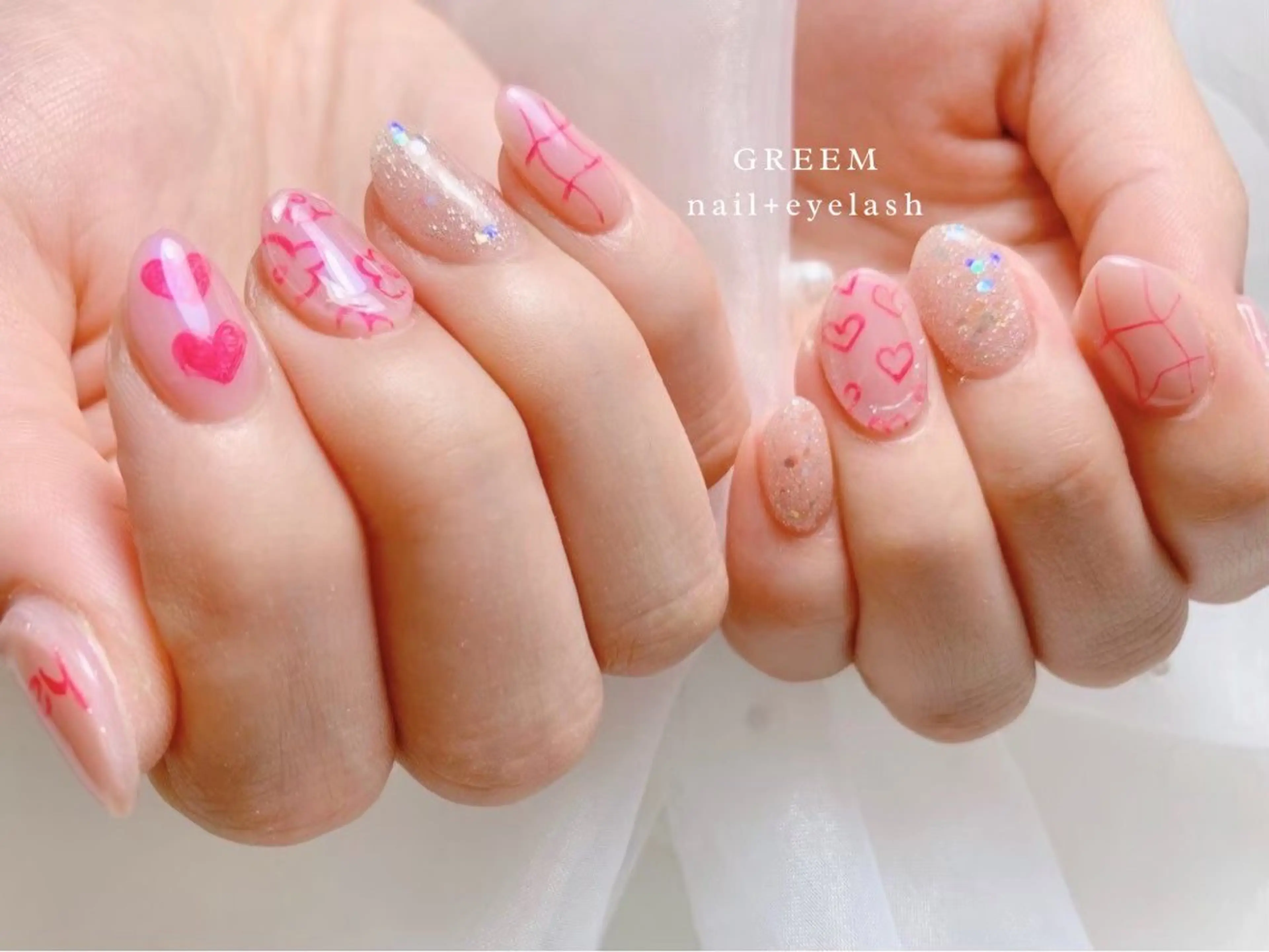 ネイル 韓国ネイル ハンドネイル GREEM グリームのネイルデザイン