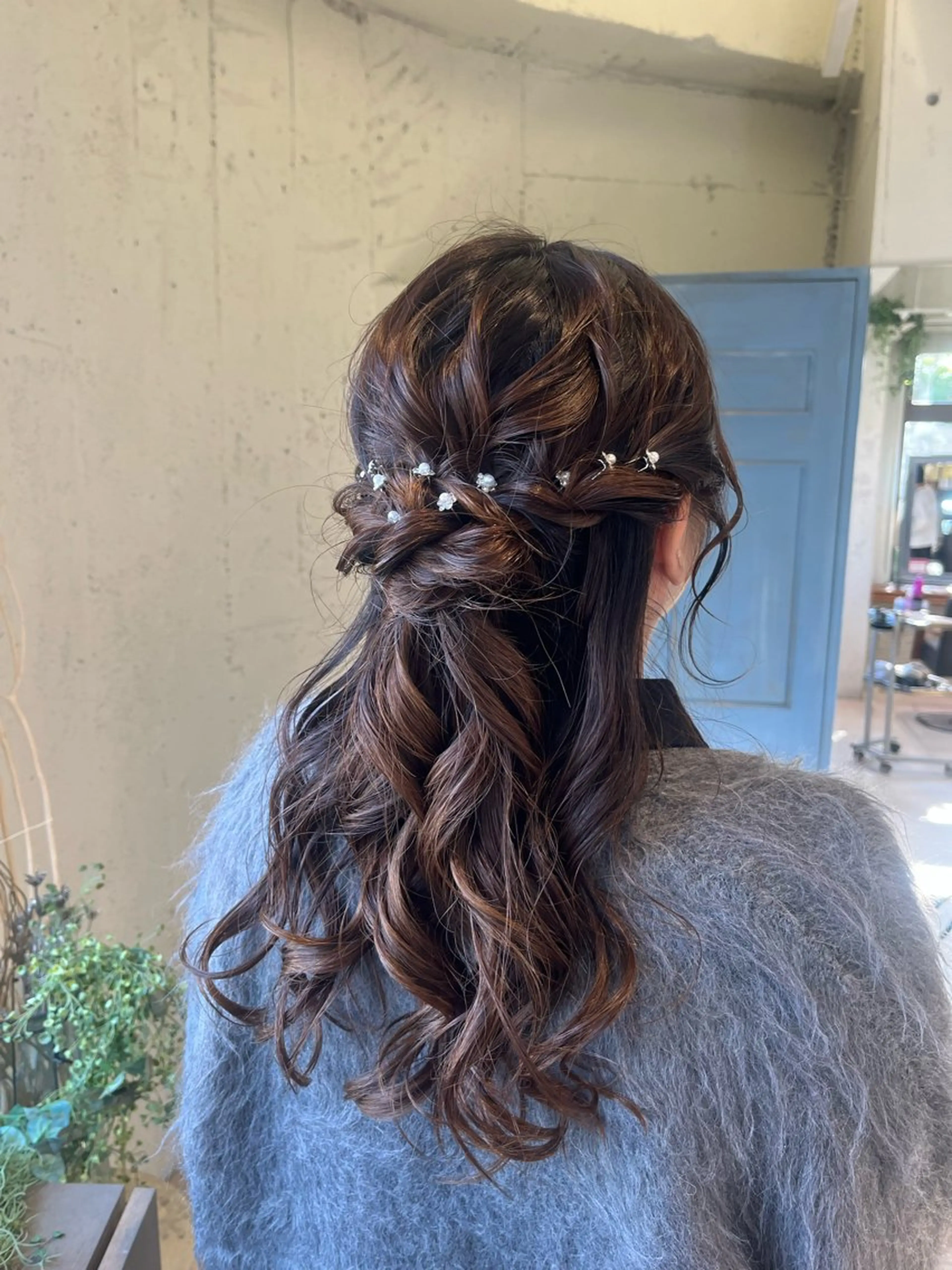 セミロング ヘアアレンジ Froom🌻 村上夏菜のネイルデザイン
