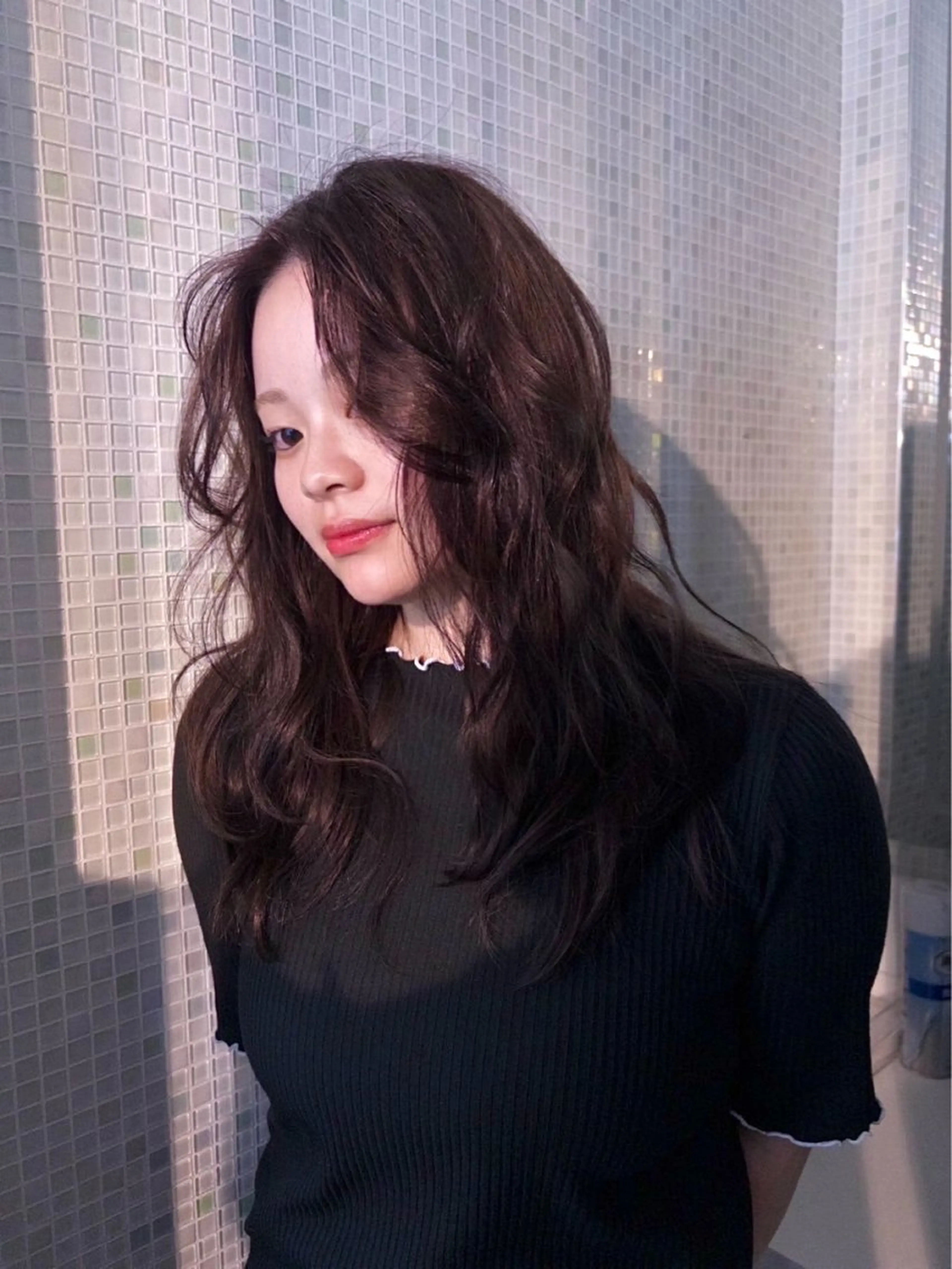 ロング カラー ヘアアレンジ トリートメント ニュアンスカラー🧶 nanacoのヘアスタイル