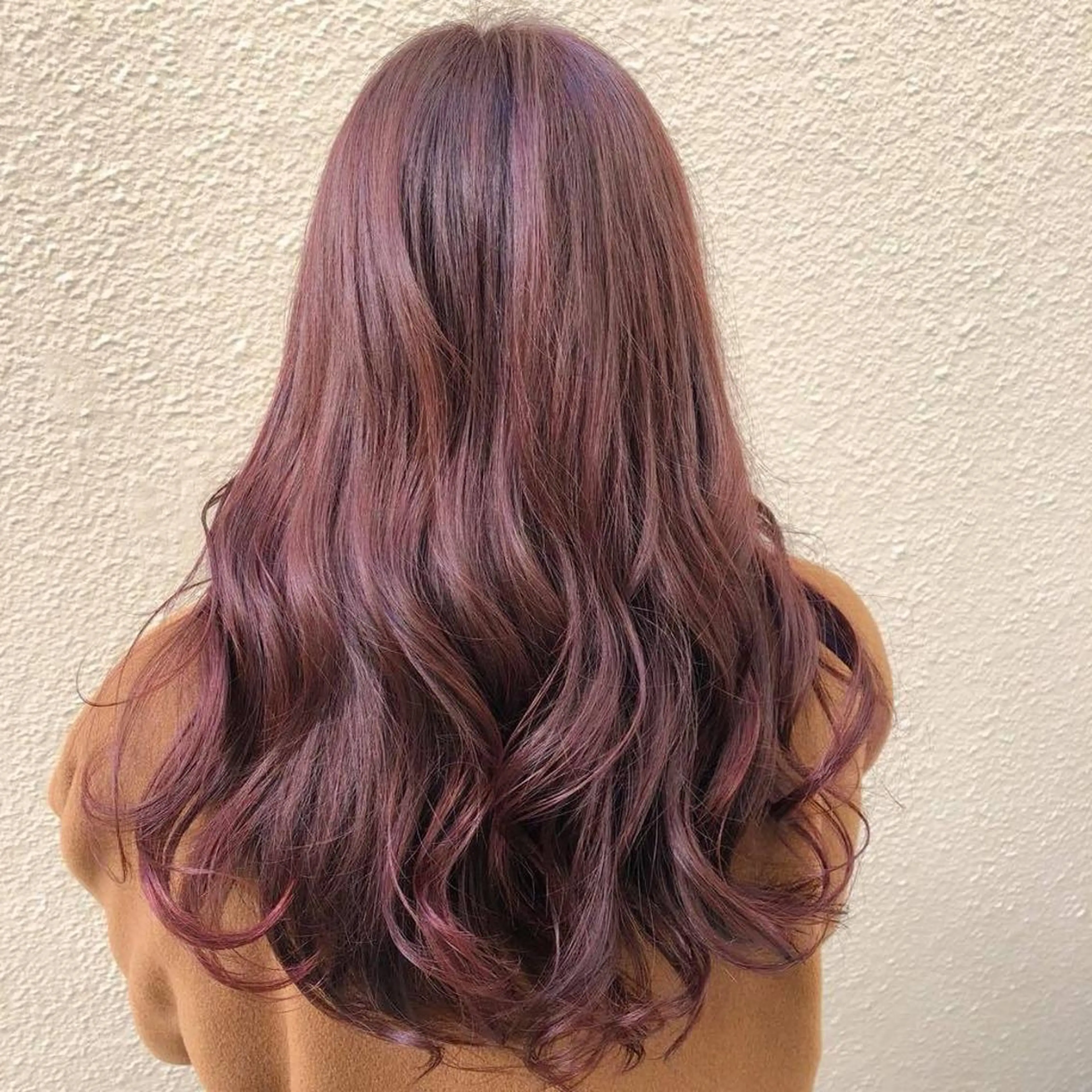 ロング カラー ピンクカラー FERIA梅田🖤 透明感カラー🎀のヘアスタイル