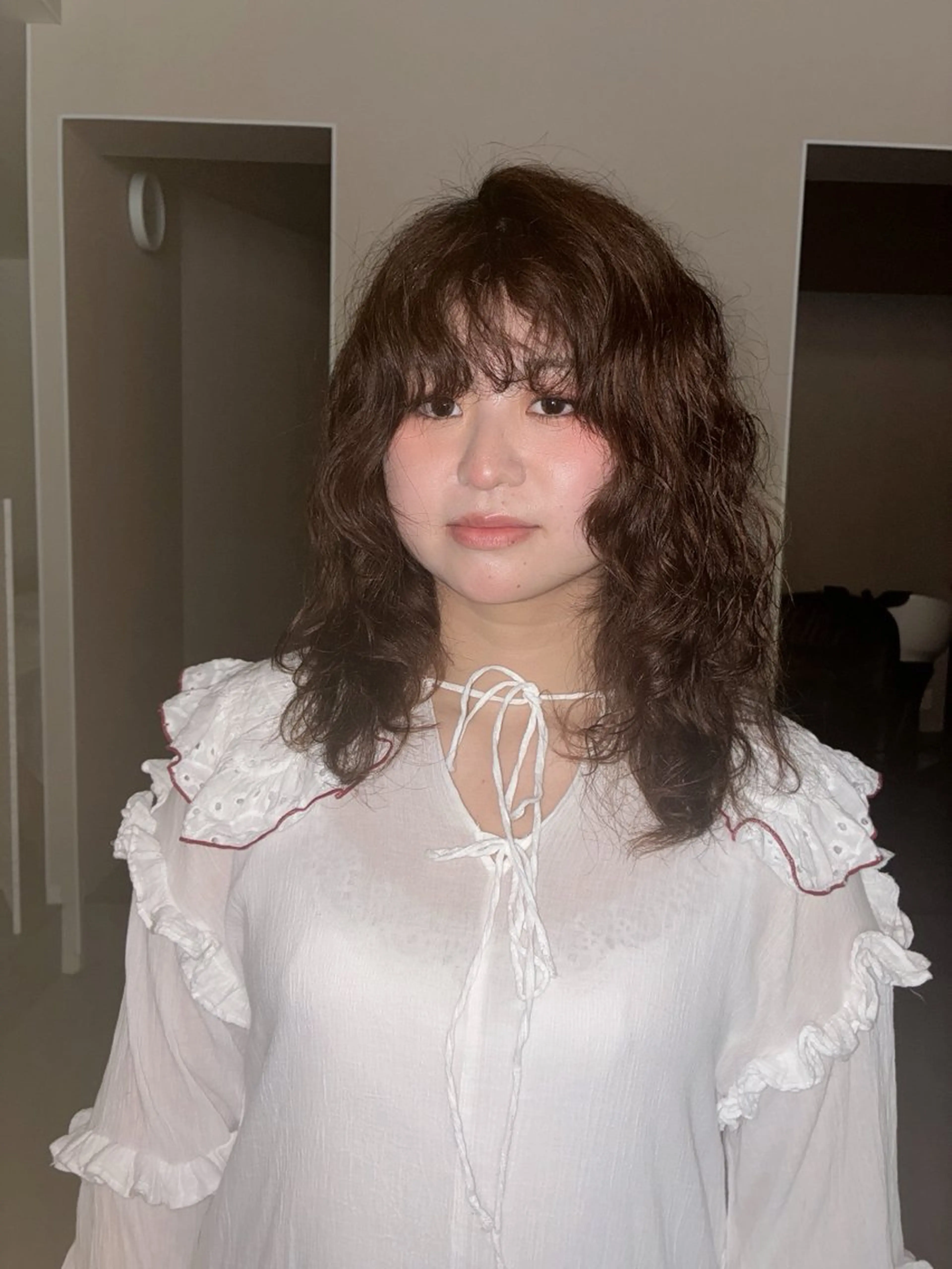 セミロング セミロングパーマ miyamori 🌼のヘアスタイル