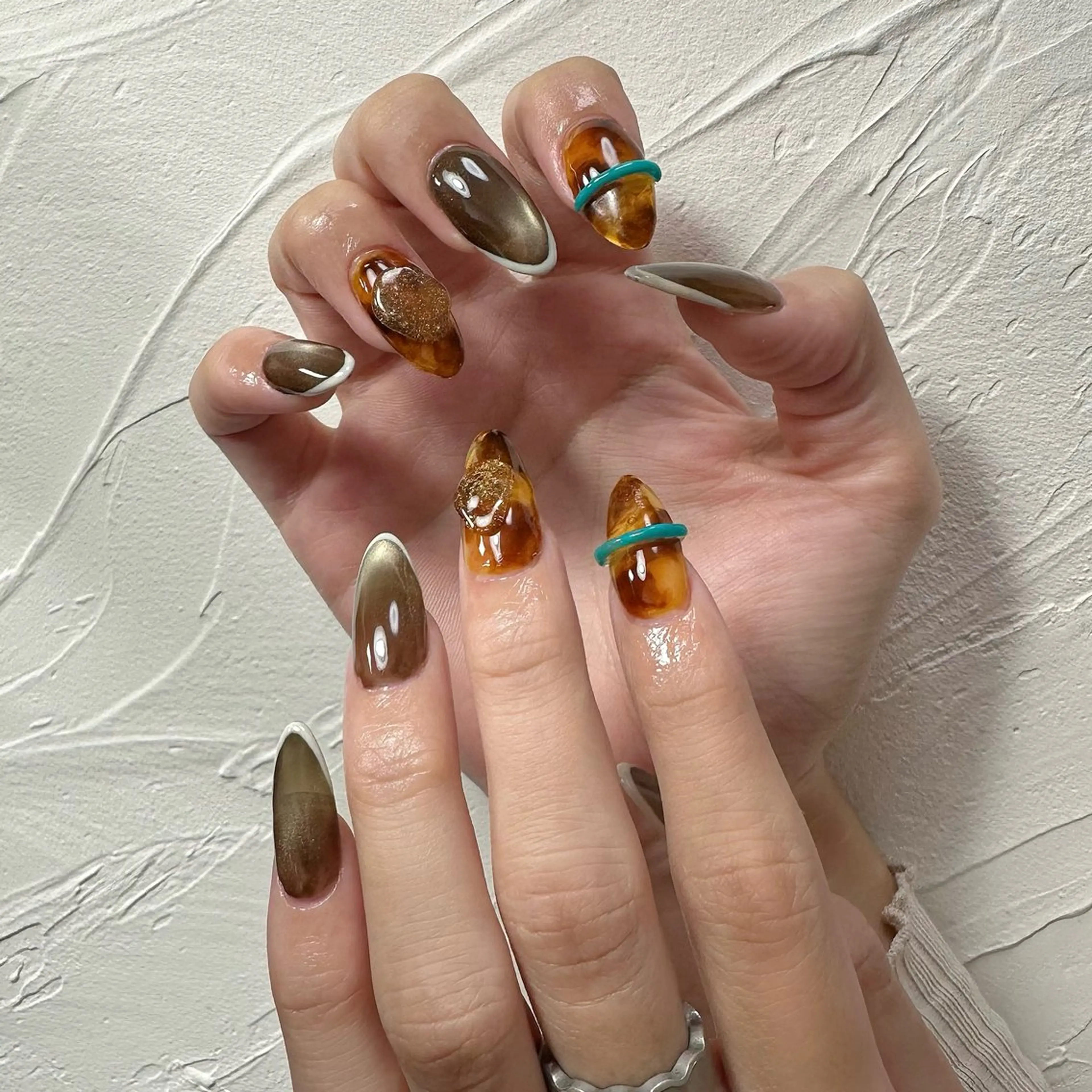 ◾︎長さだしロングチップ10本/シンプルフリーデザイン/(他店オフ込)の写真