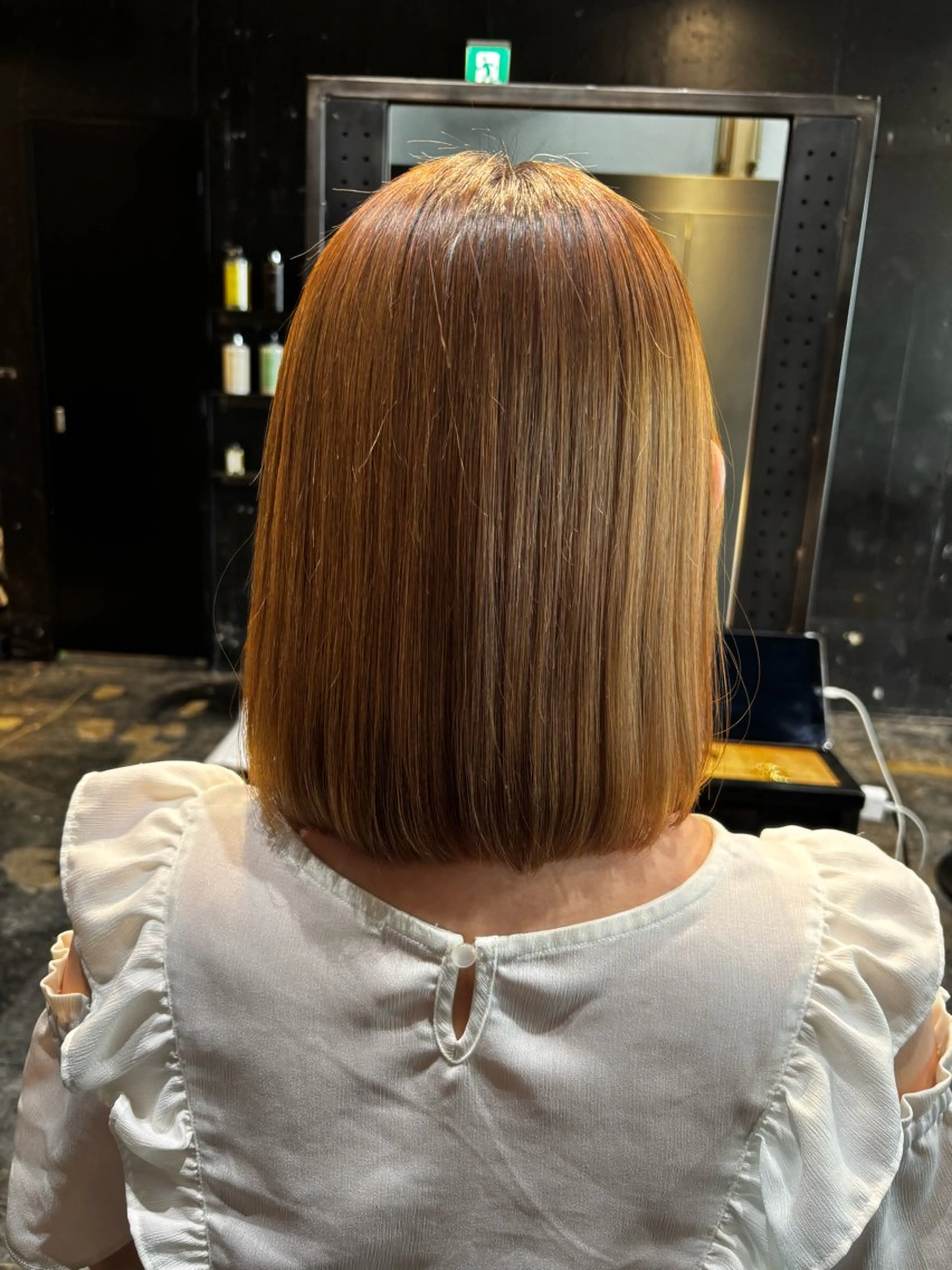 ロング カラー 縮毛矯正 ［縮毛矯正／カラー］ はるのりのヘアスタイル