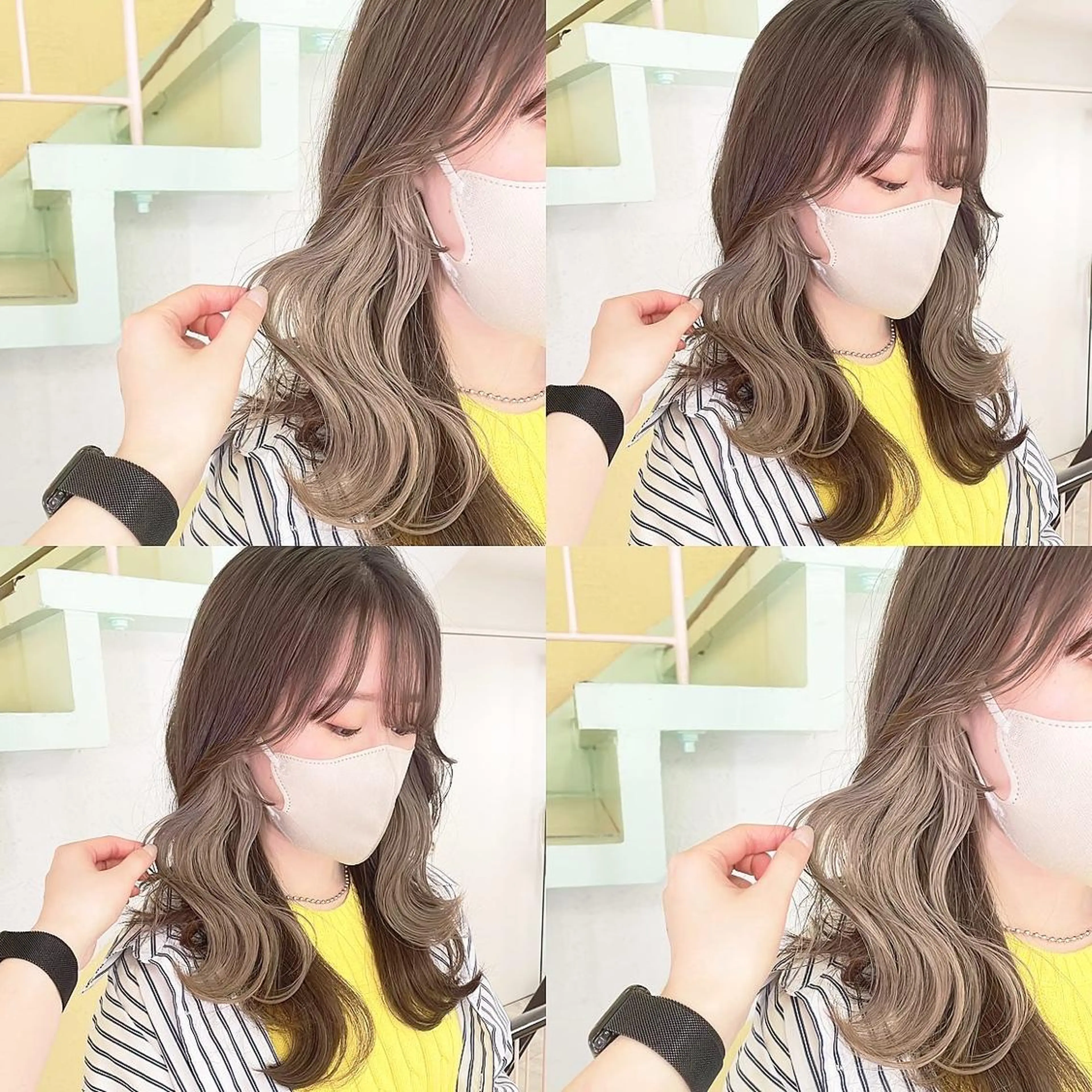 カラー ヘアカラー トリートメント 渋谷:インナーカラー ／🍒エリカ🍒のヘアスタイル