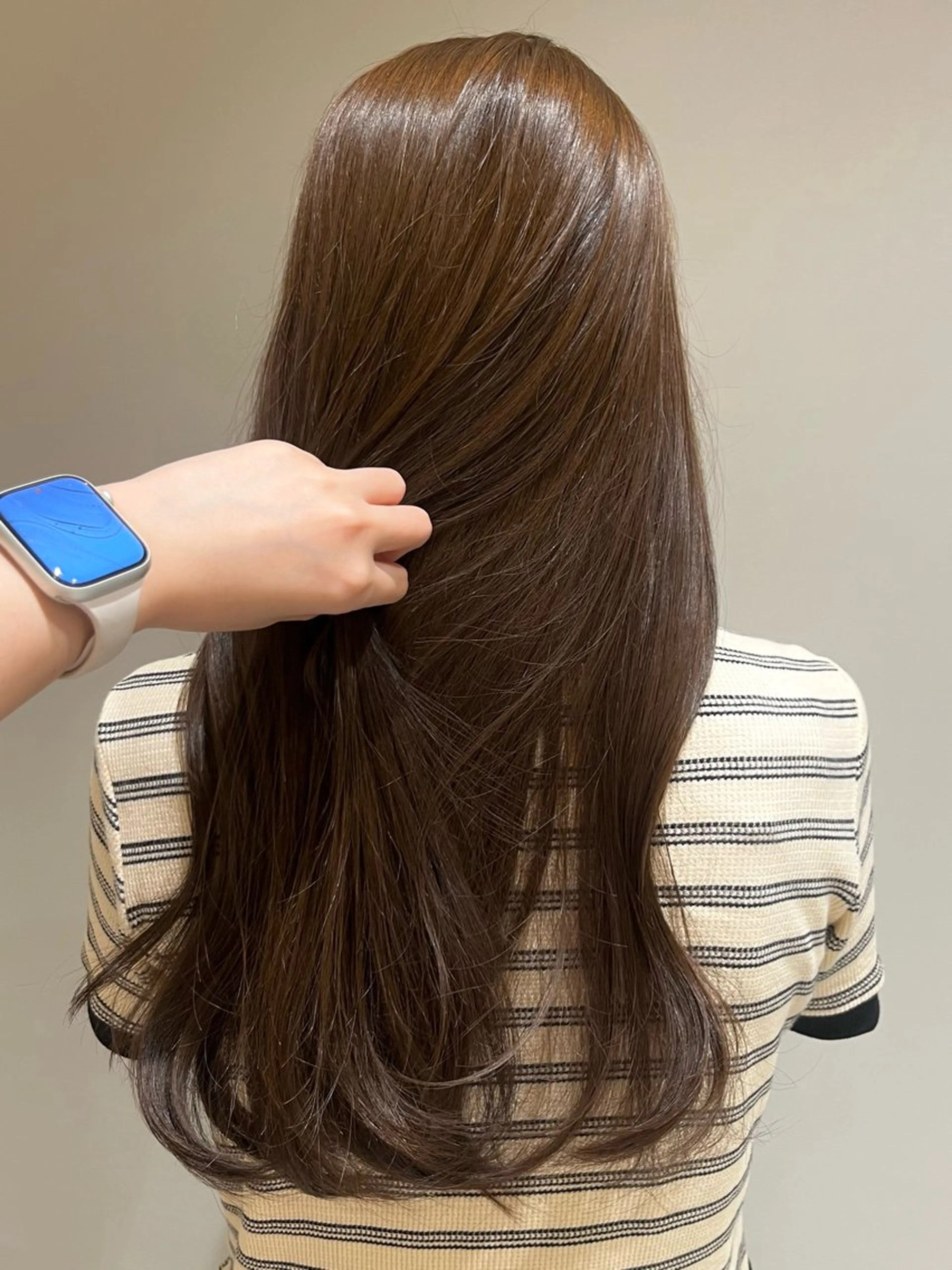 セミロング カラー 新宿 Chiakiのヘアスタイル