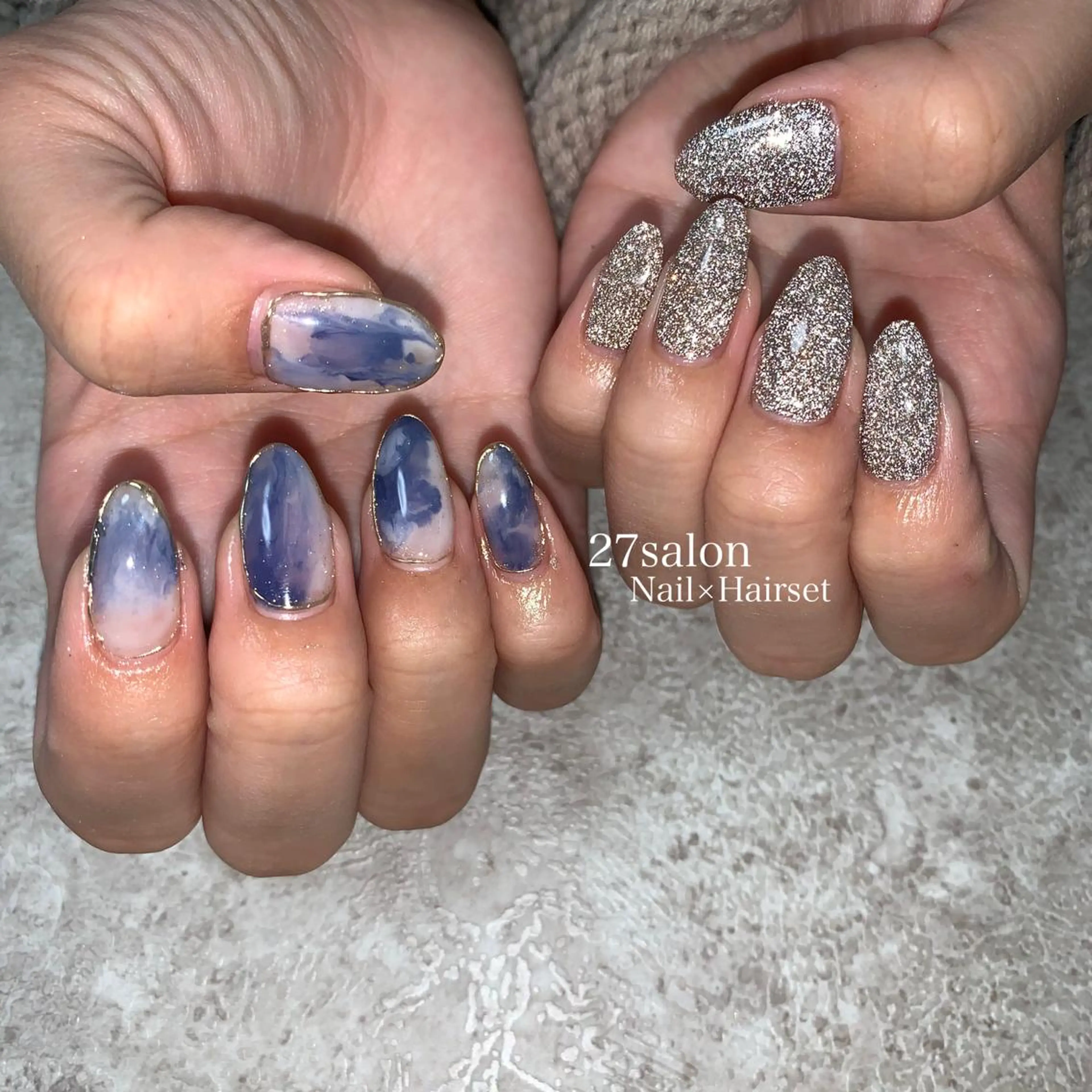 ネイル フラッシュネイル 27salon yuinaのネイルデザイン