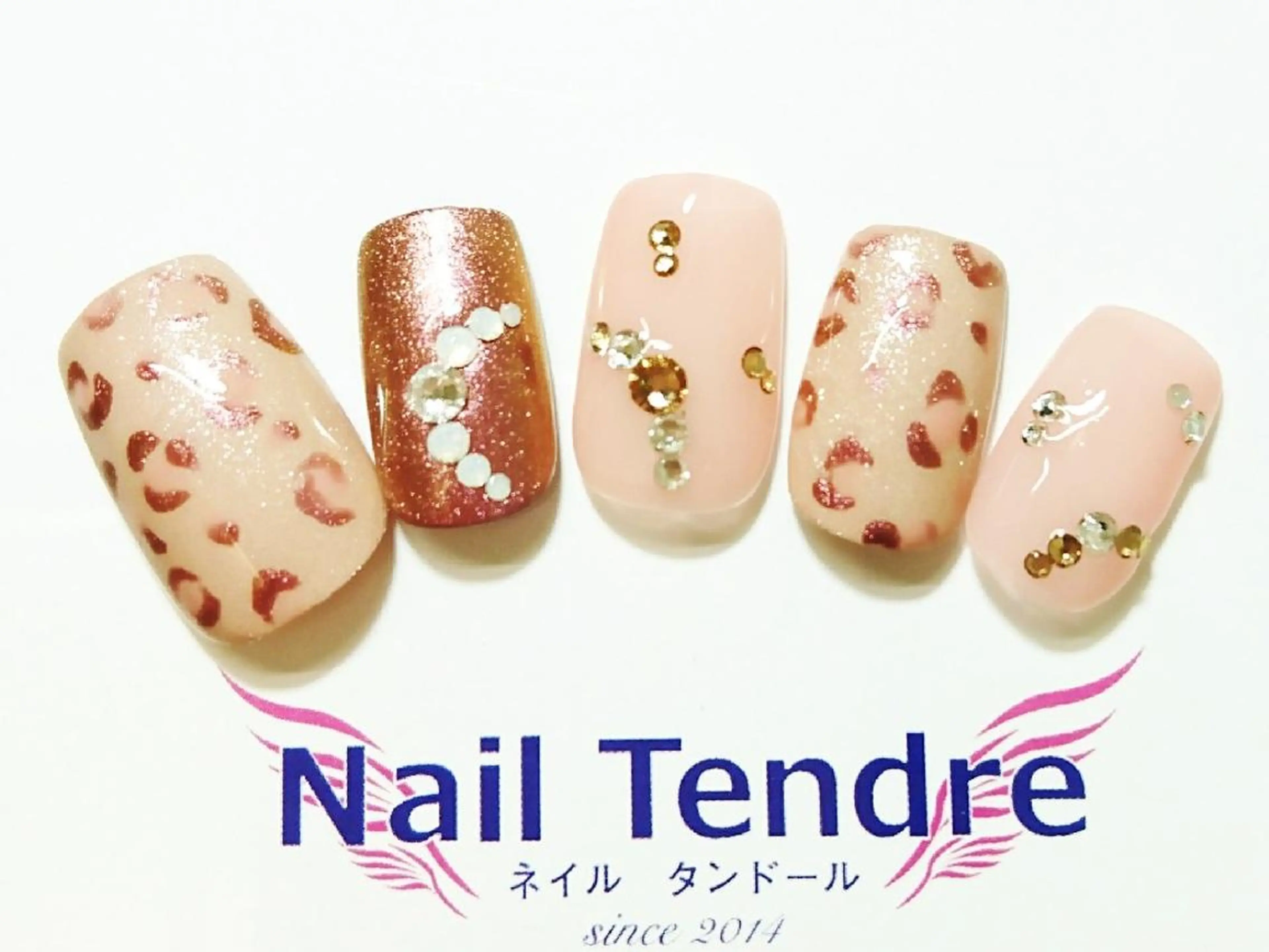 ネイル アートネイル ジェルネイル ソフトジェル ストーンネイル ハンドネイル Nail  Tendreのネイルデザイン