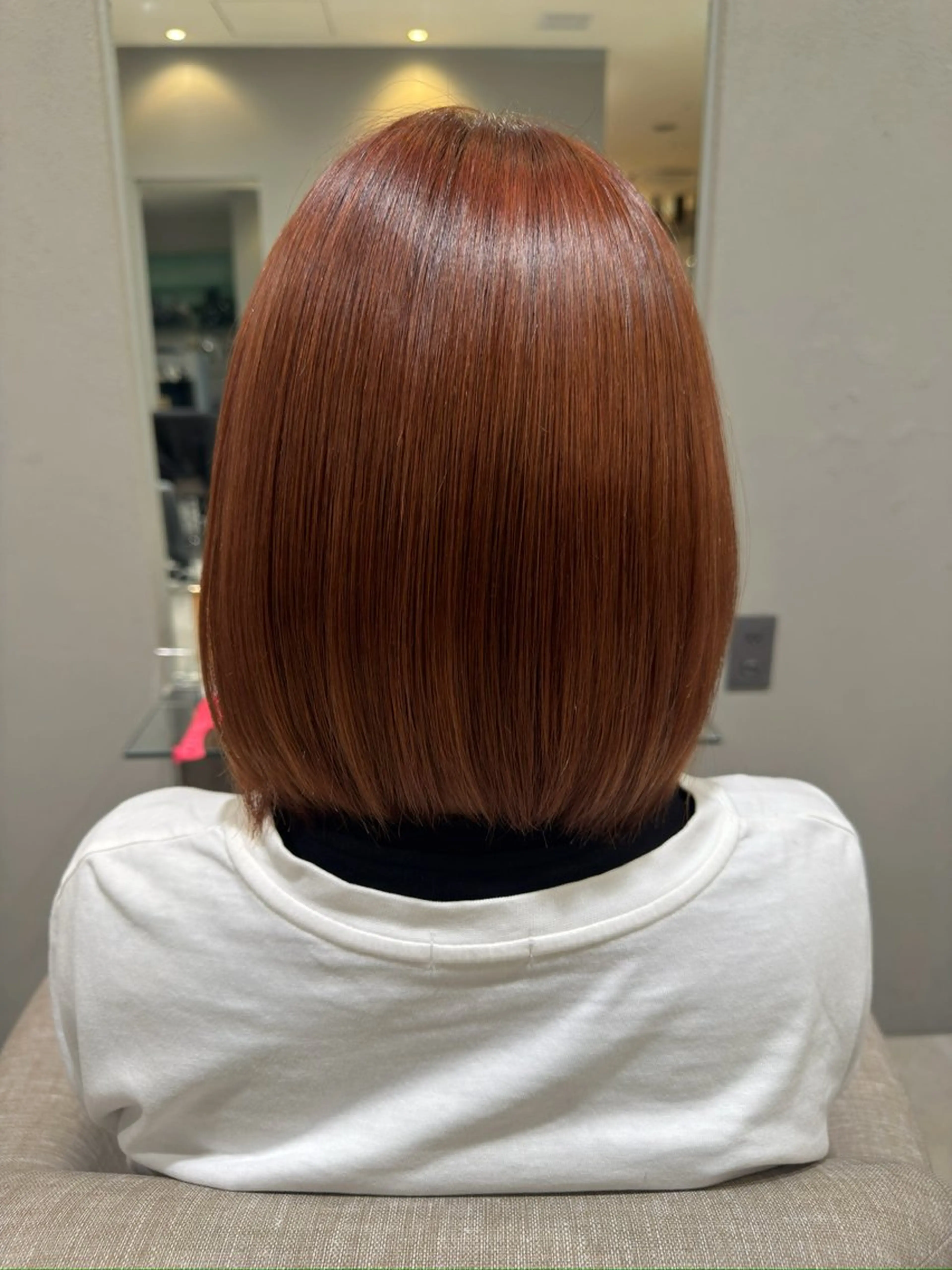 ミディアム 井上 未悠のヘアスタイル