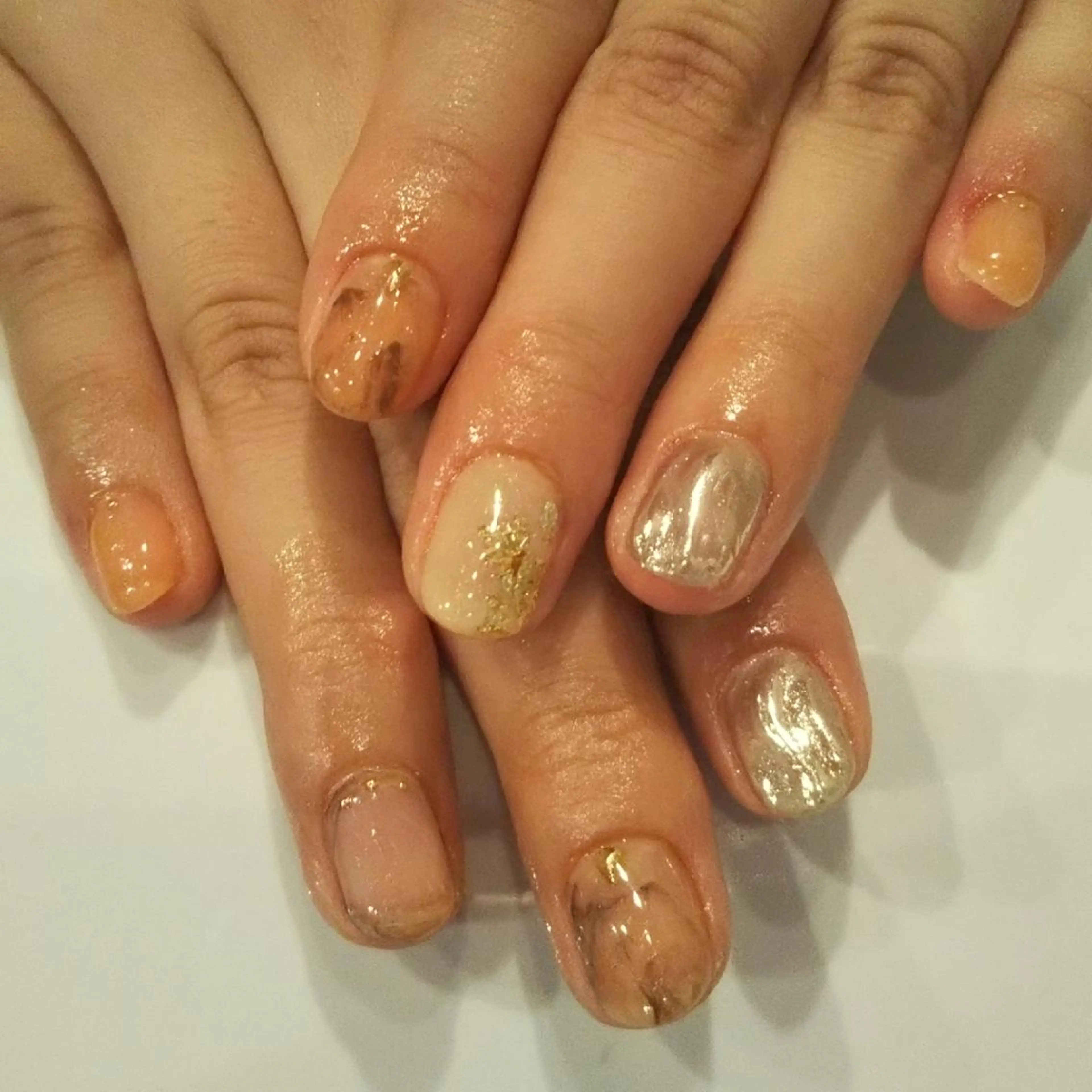 ネイル ショートネイル シンプルネイル ハンドネイル private salon mieのネイルデザイン