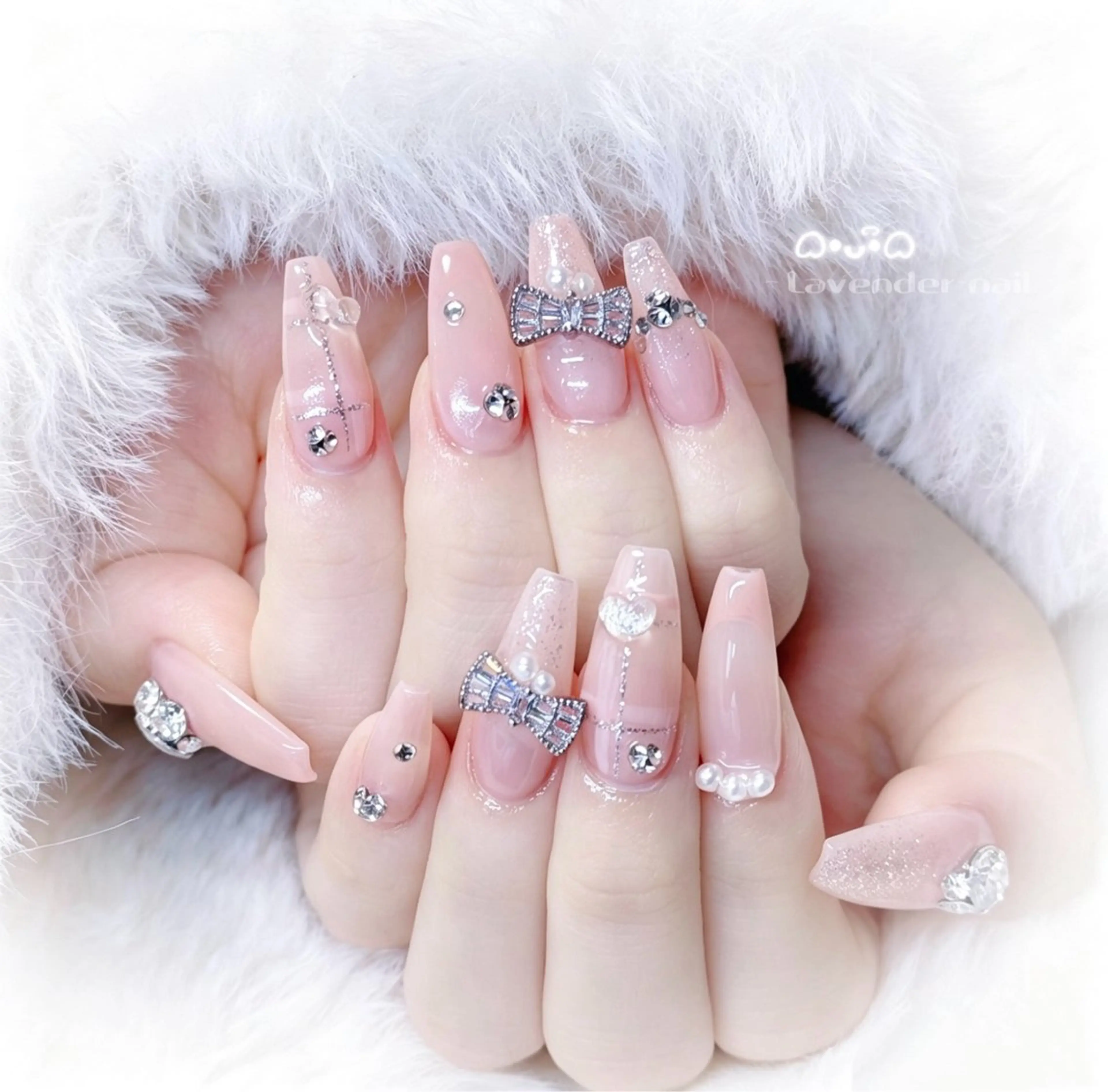 ネイル ハンドネイル Lavender nail·中島公園のネイルデザイン