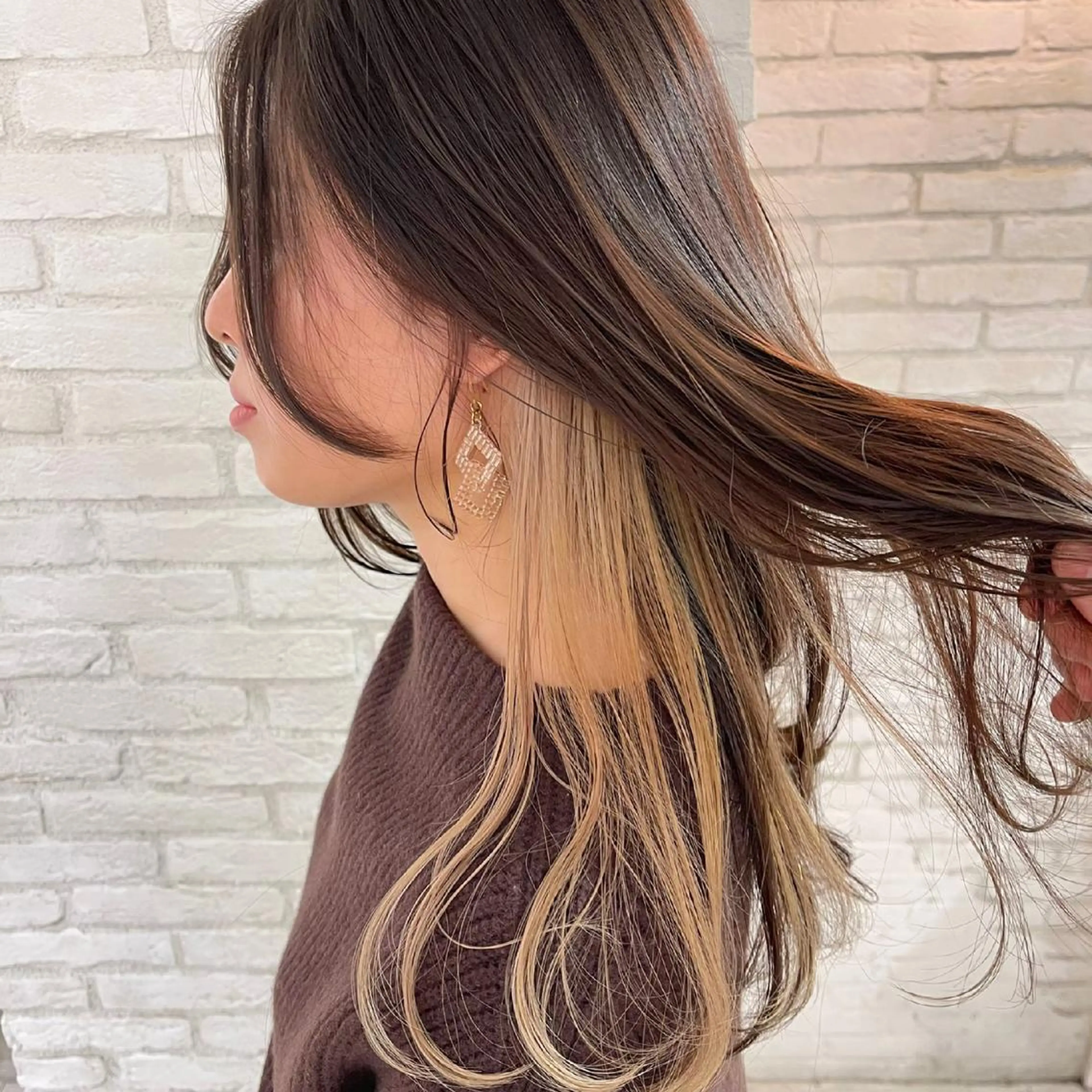 ロング カラー 韓国ヘア/艶カラー /田中悠佑のヘアスタイル