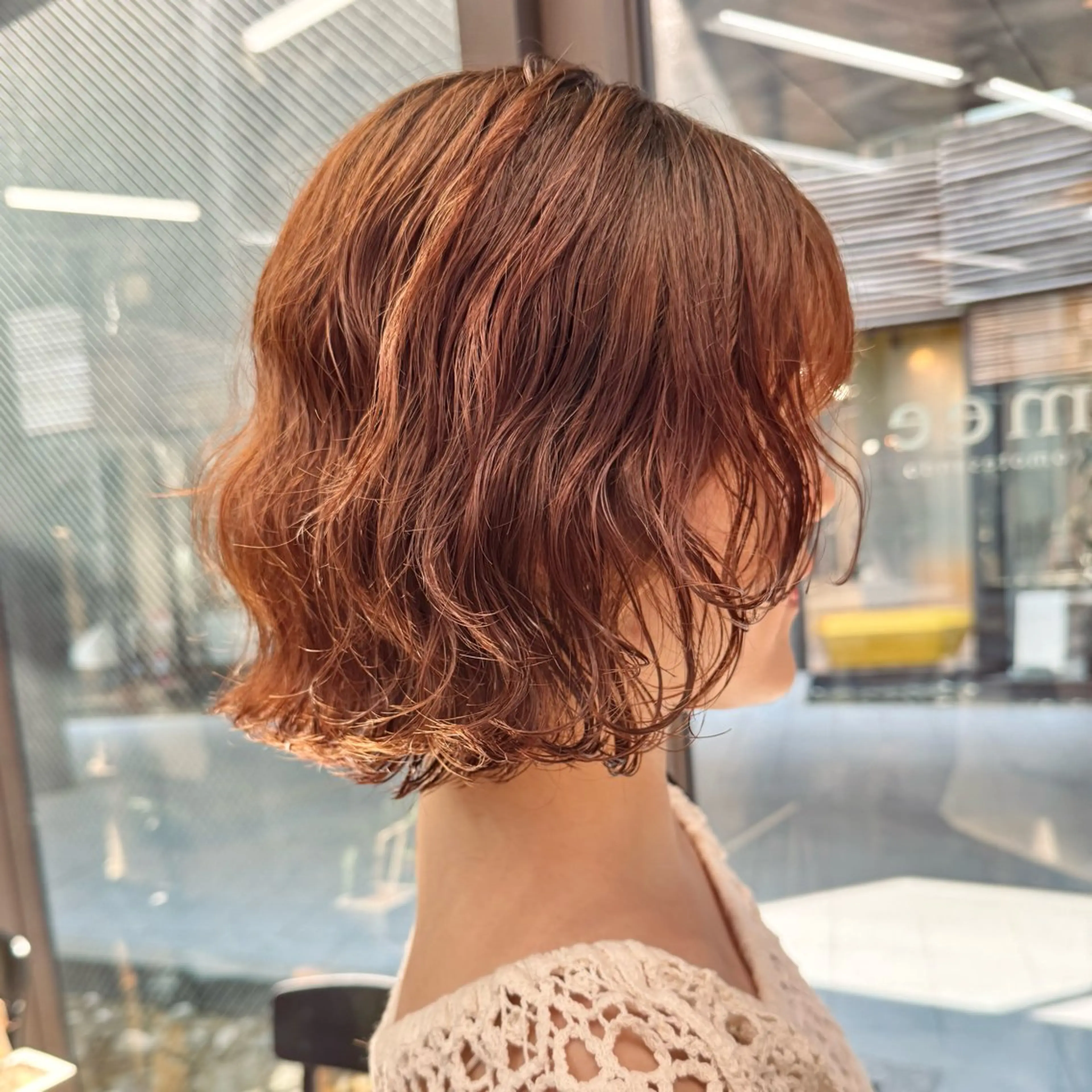 ショート パーマ ボブ レイヤーカット ニュアンスパーマ ボブ/ショート /パーマ/shinのヘアスタイル