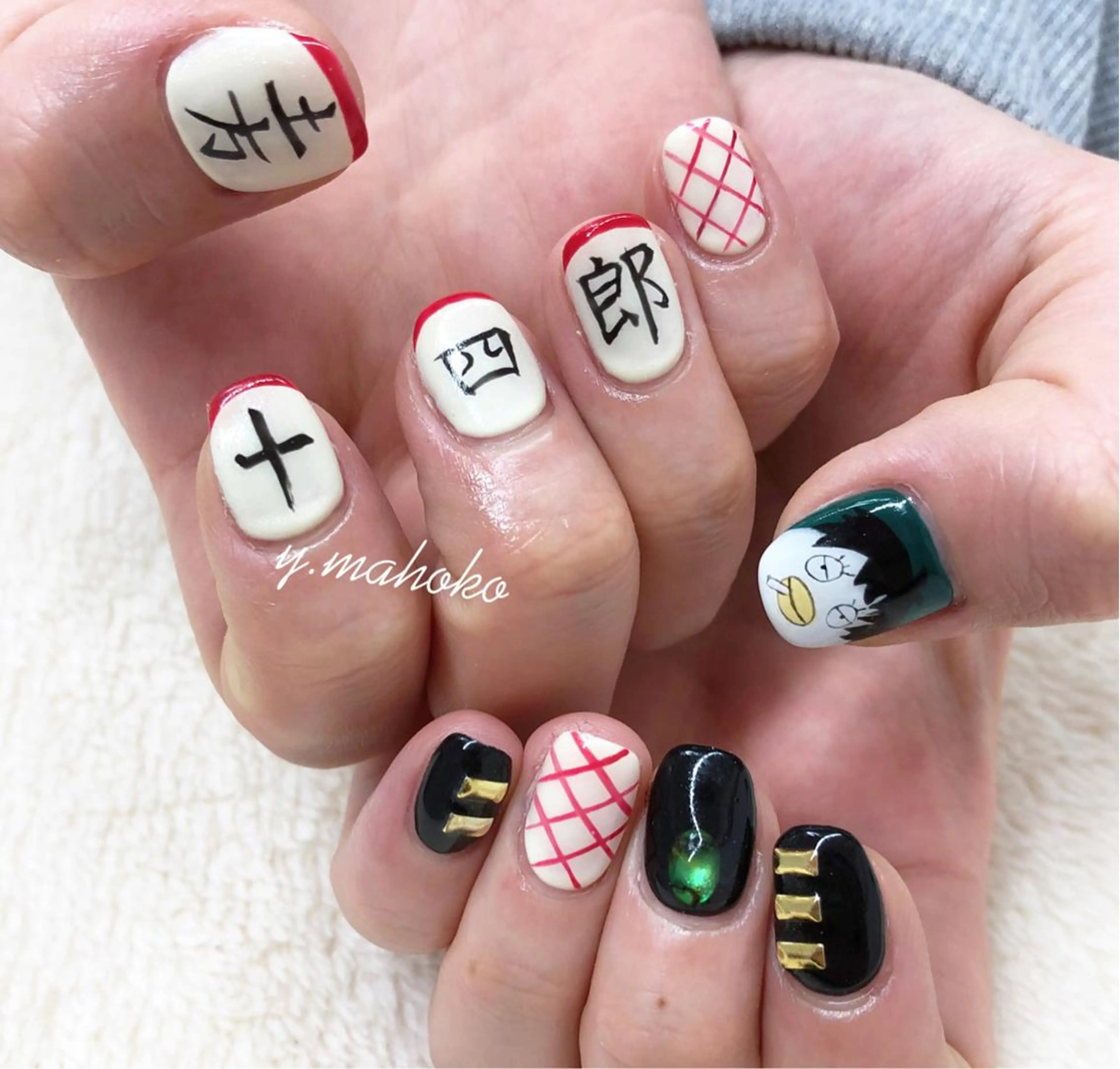 ネイル ハンドネイル She nail studio 原宿所属・パラジェル有/ スカルプ/mahoのネイルデザイン