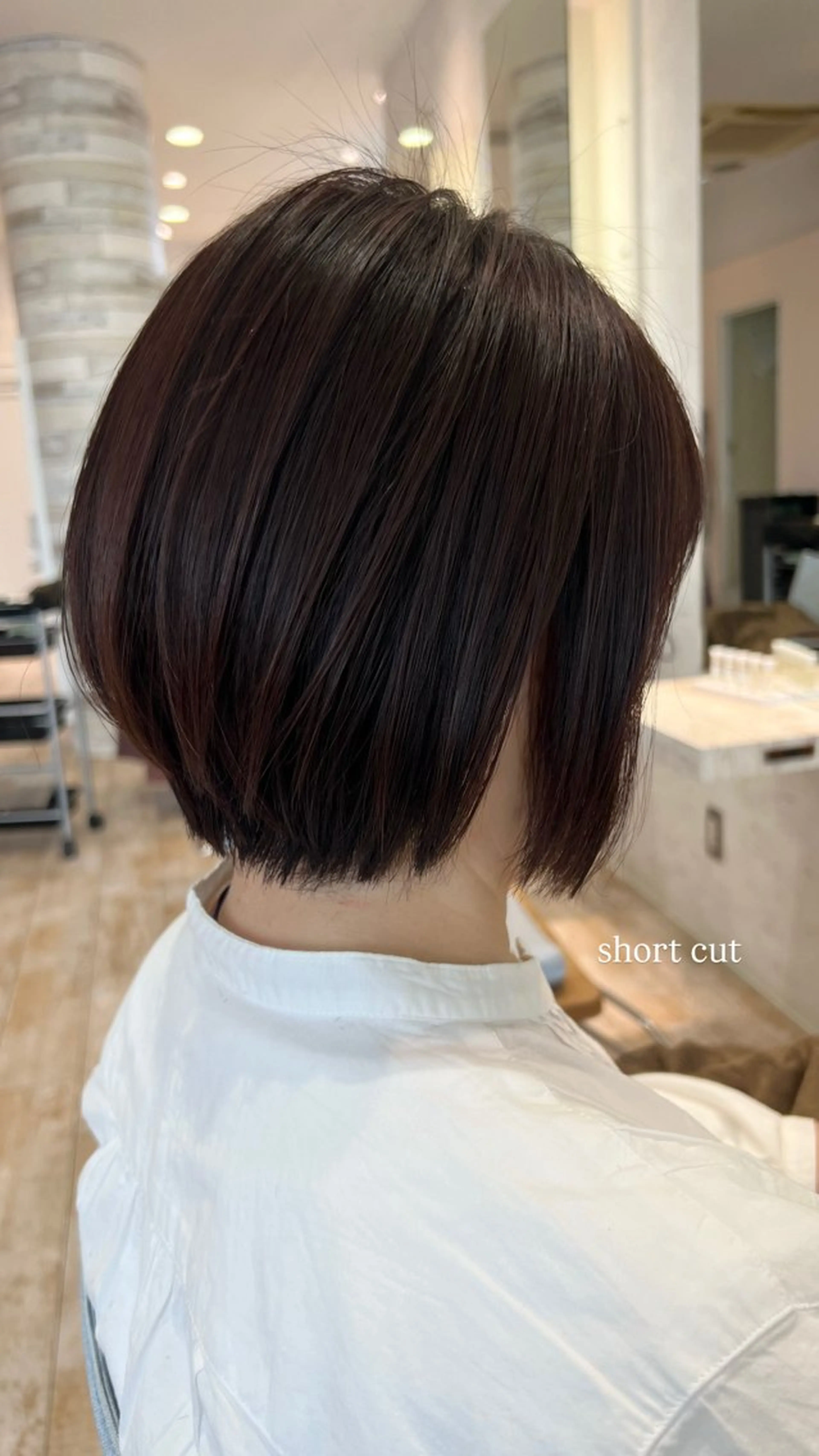 レディース限定🫧ショートカット＋カラー🌿の写真