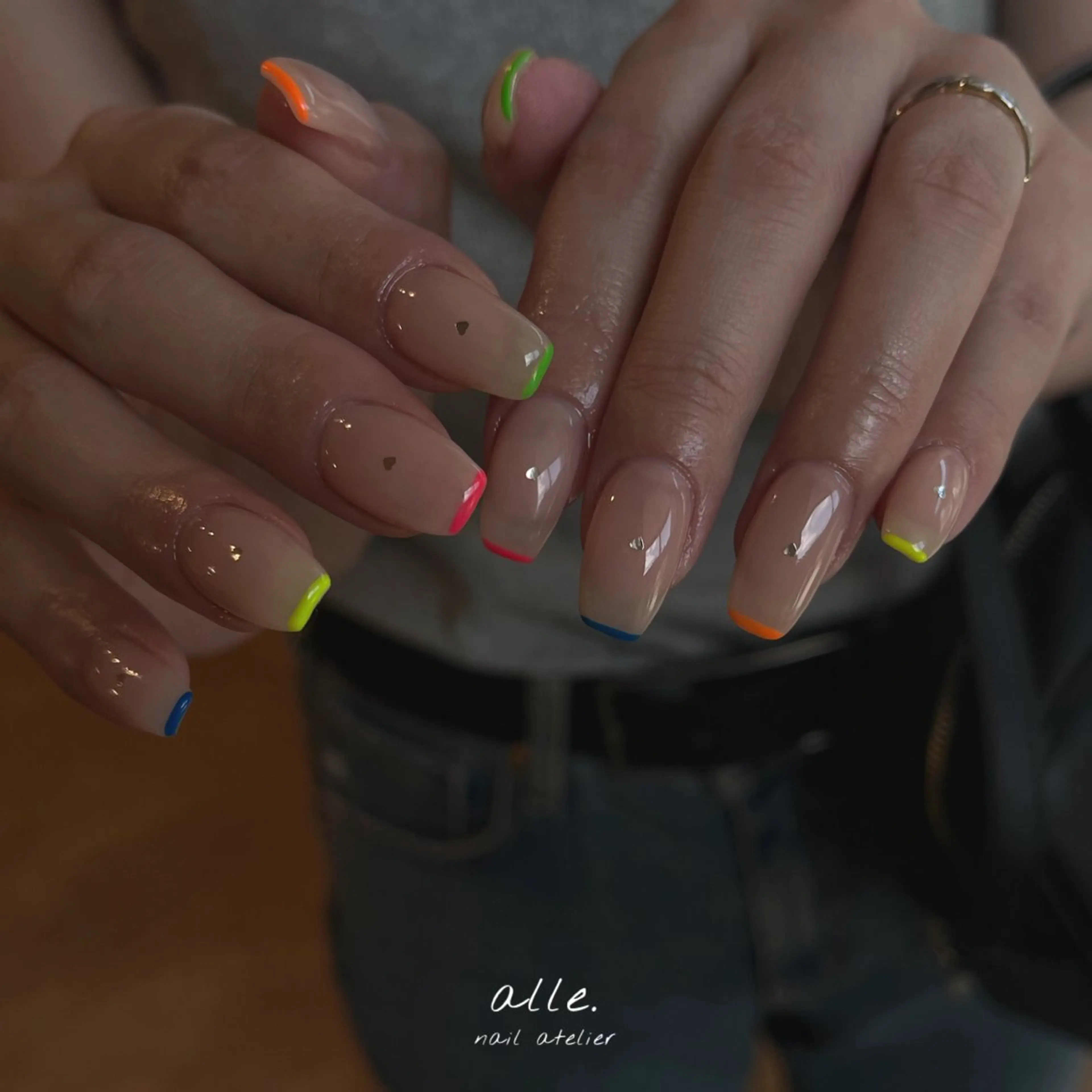 ネイル ハンドネイル atelier alle.のネイルデザイン