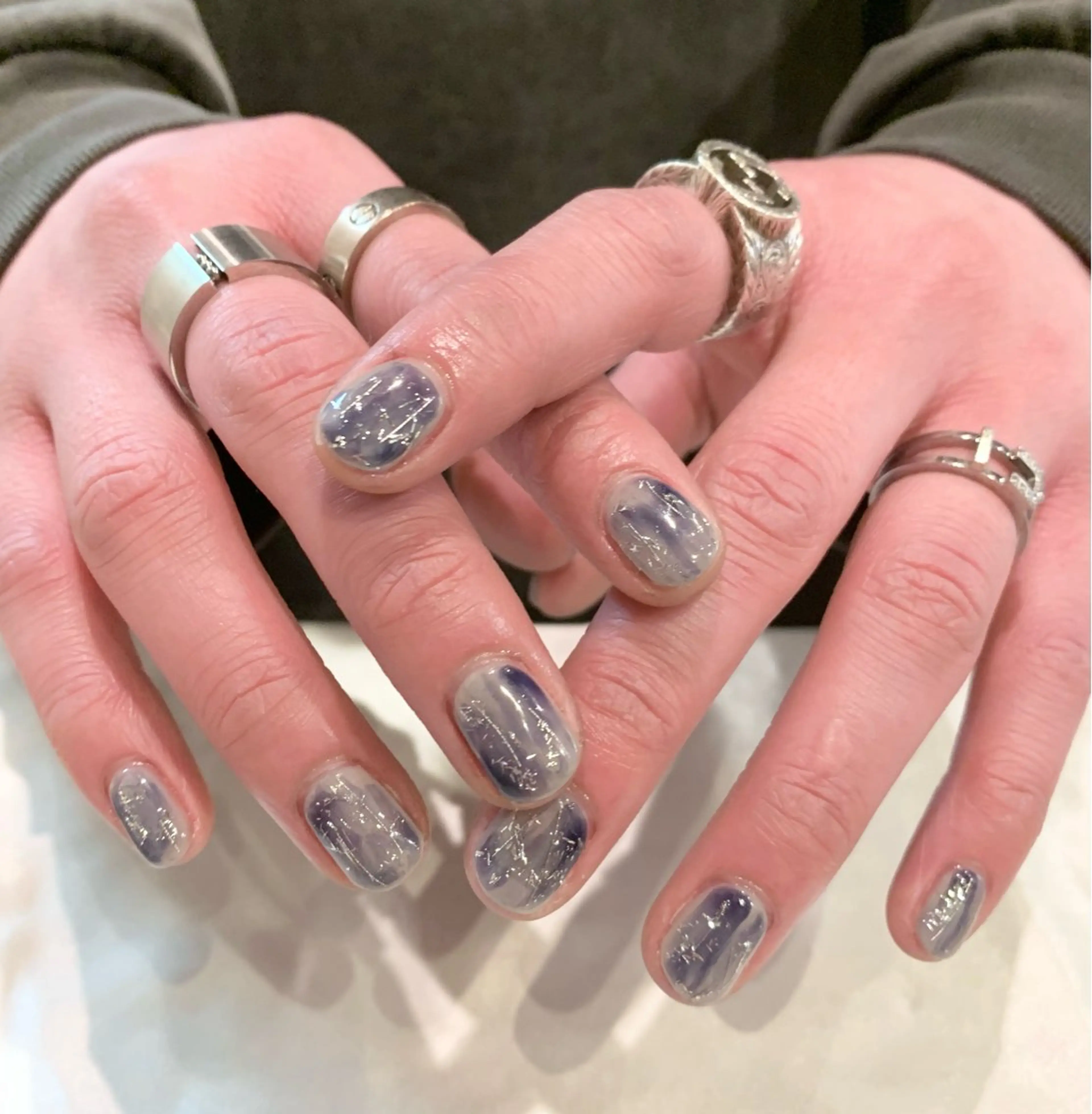 メンズ ネイル ハンドネイル ecrin 💎 mayuのネイルデザイン
