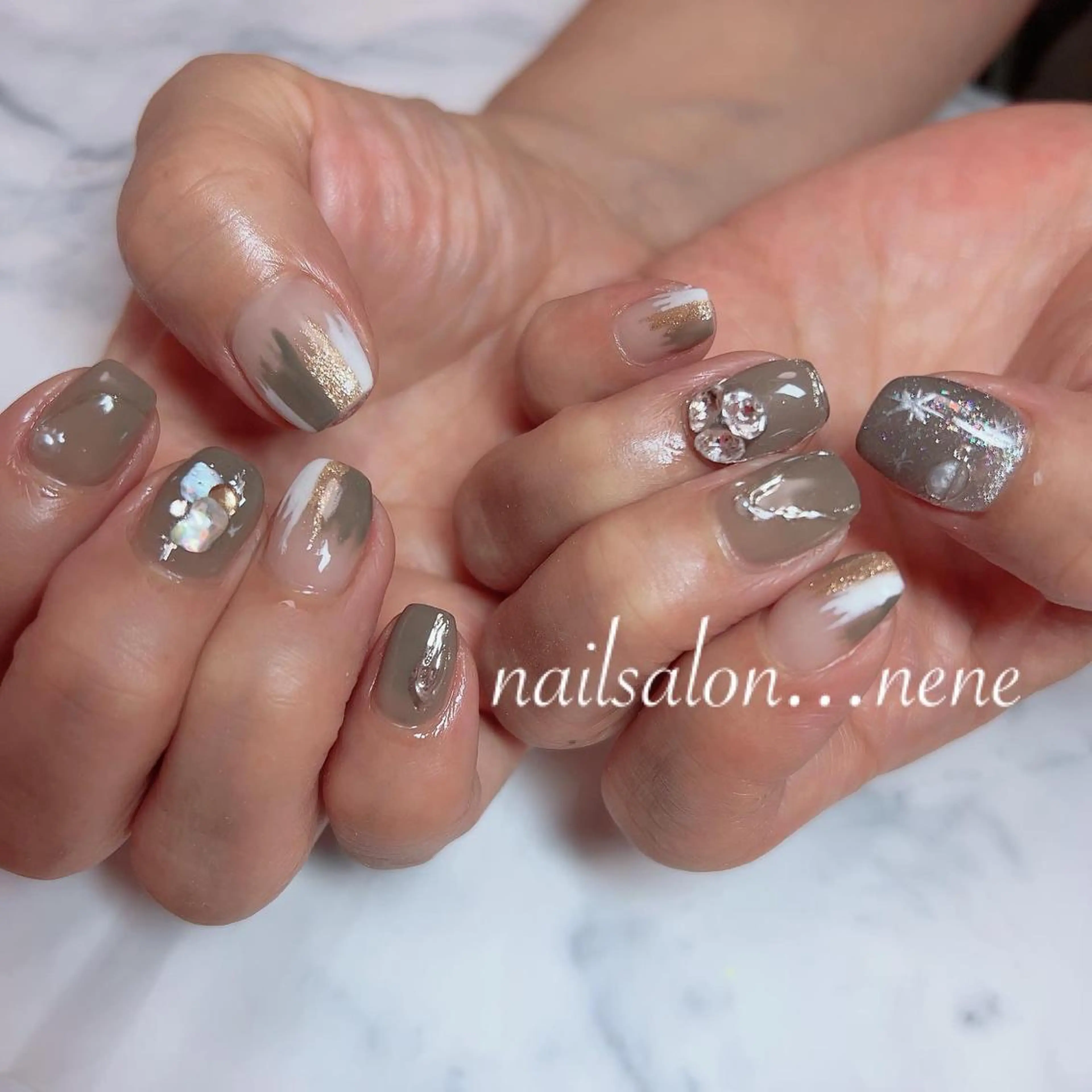 ネイル ニュアンスネイル nailsalon ...neneのネイルデザイン