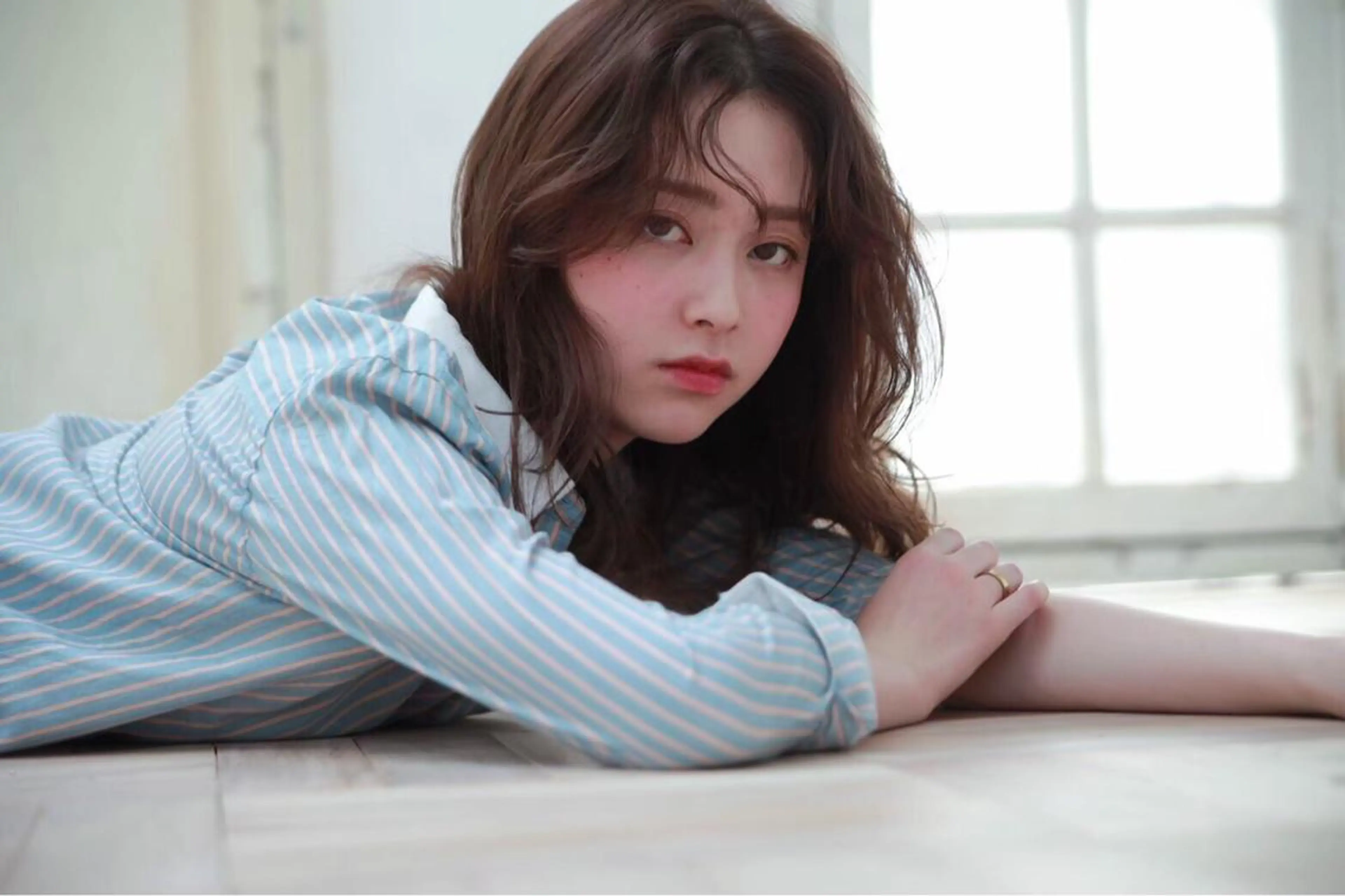 セミロング カラー パーマ ヘアアレンジ メンズ キッズ ネイル マツエク・マツパ カット ヘアカラー EnBlesS西宮 マンツーマン神道有基のヘアスタイル