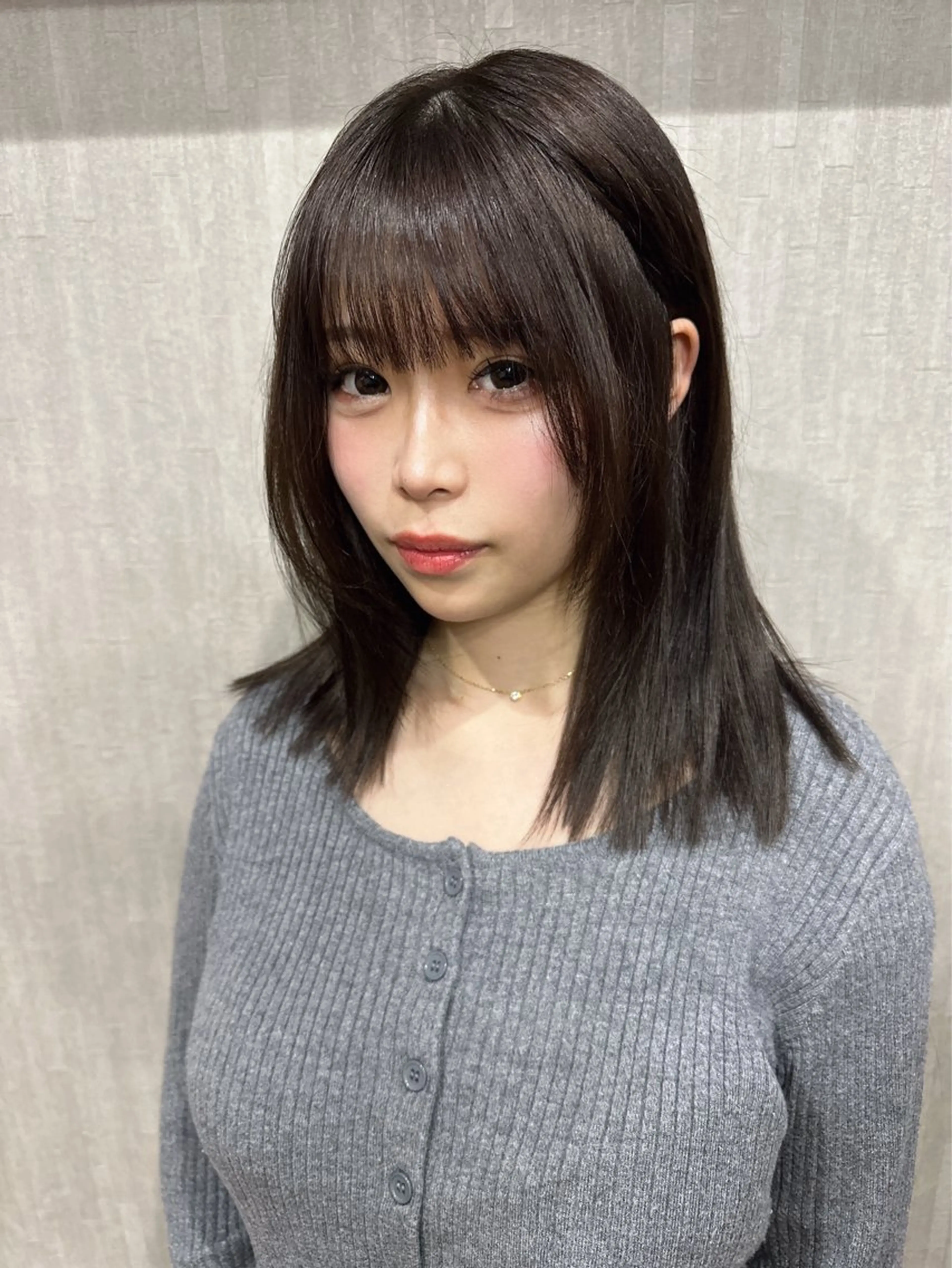 セミロング 【髪質改善】 梅田　聡のヘアスタイル