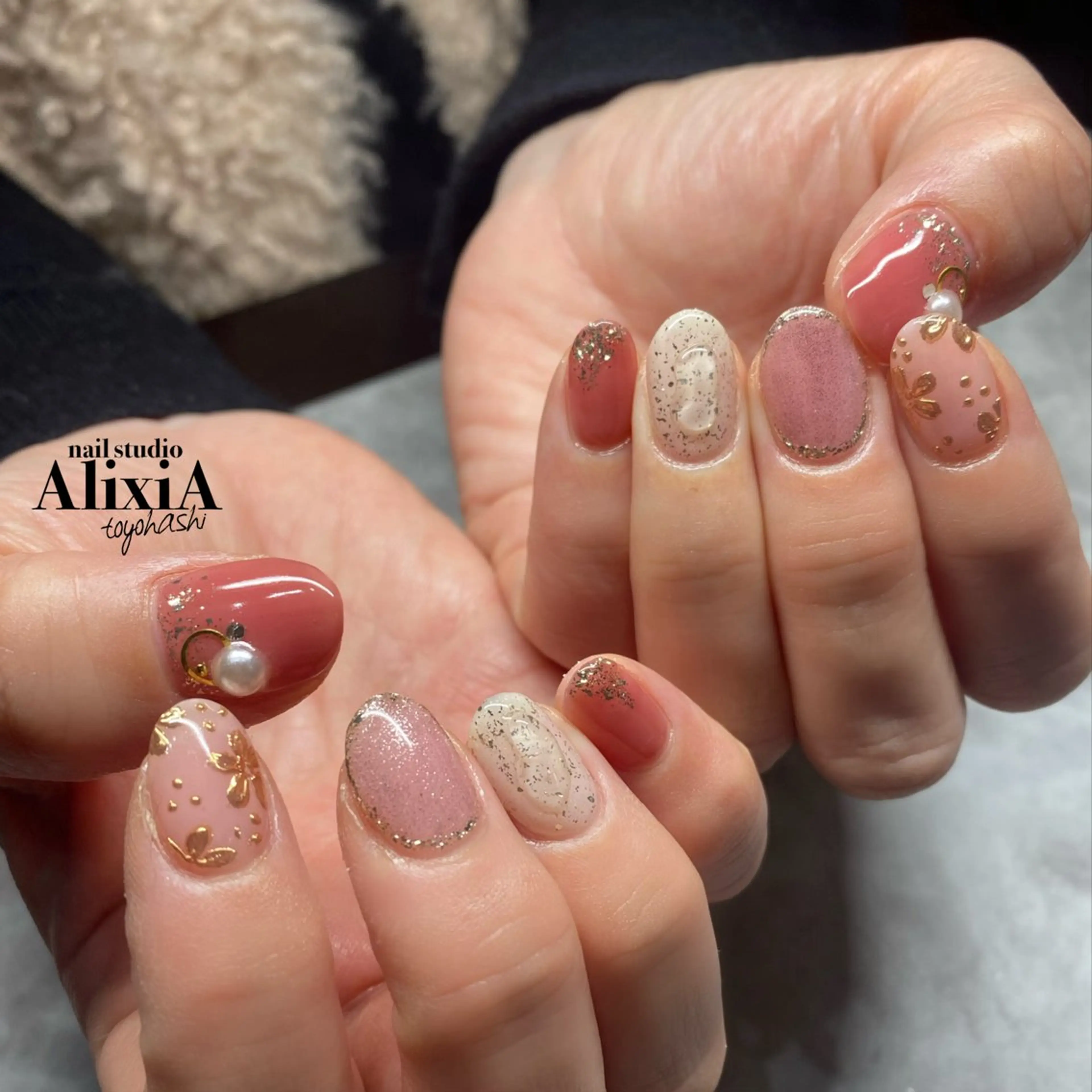 ネイル ハンドネイル AlixiA ゆみのネイルデザイン