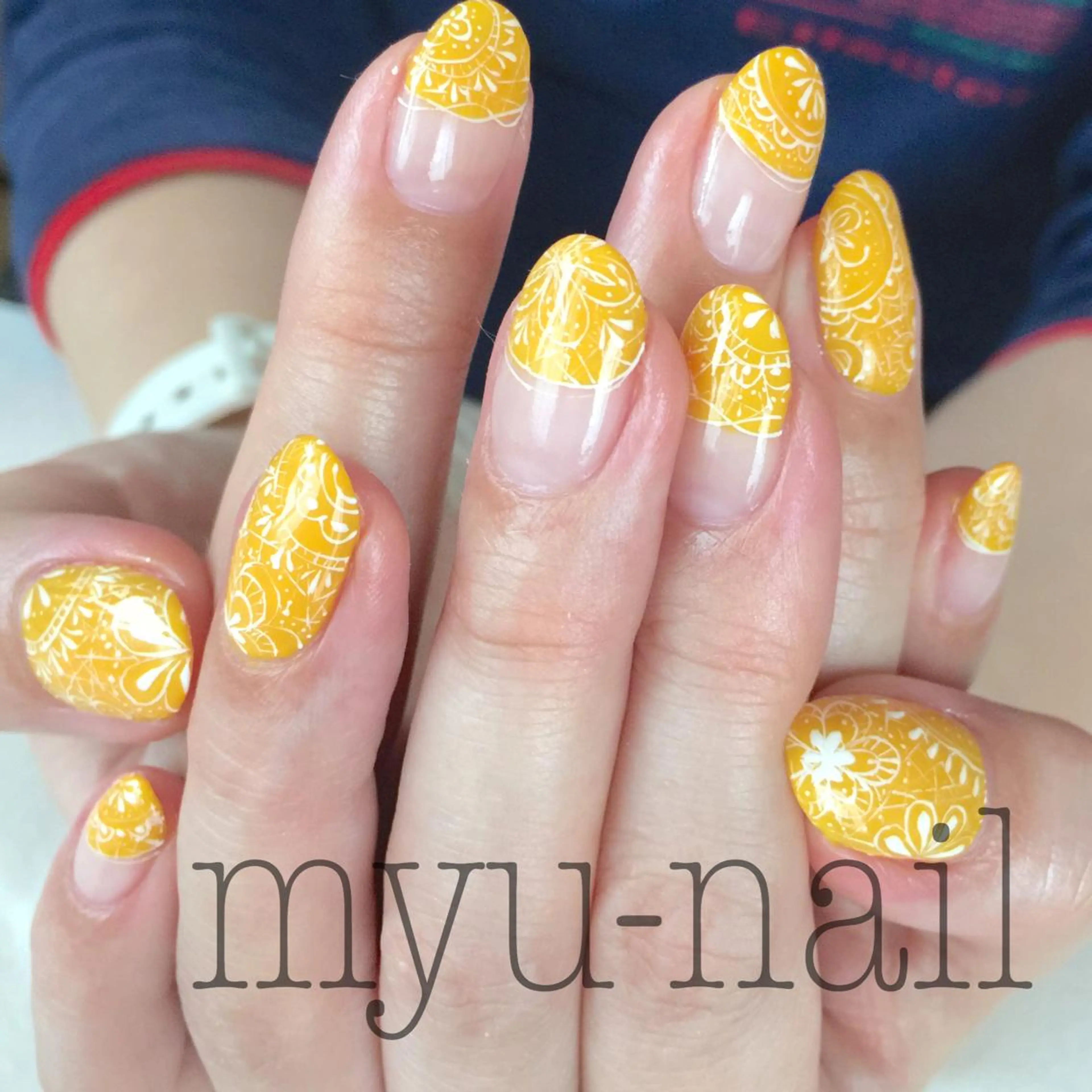 ネイル アートネイル ハンドネイル ホームサロン myu-nailのネイルデザイン