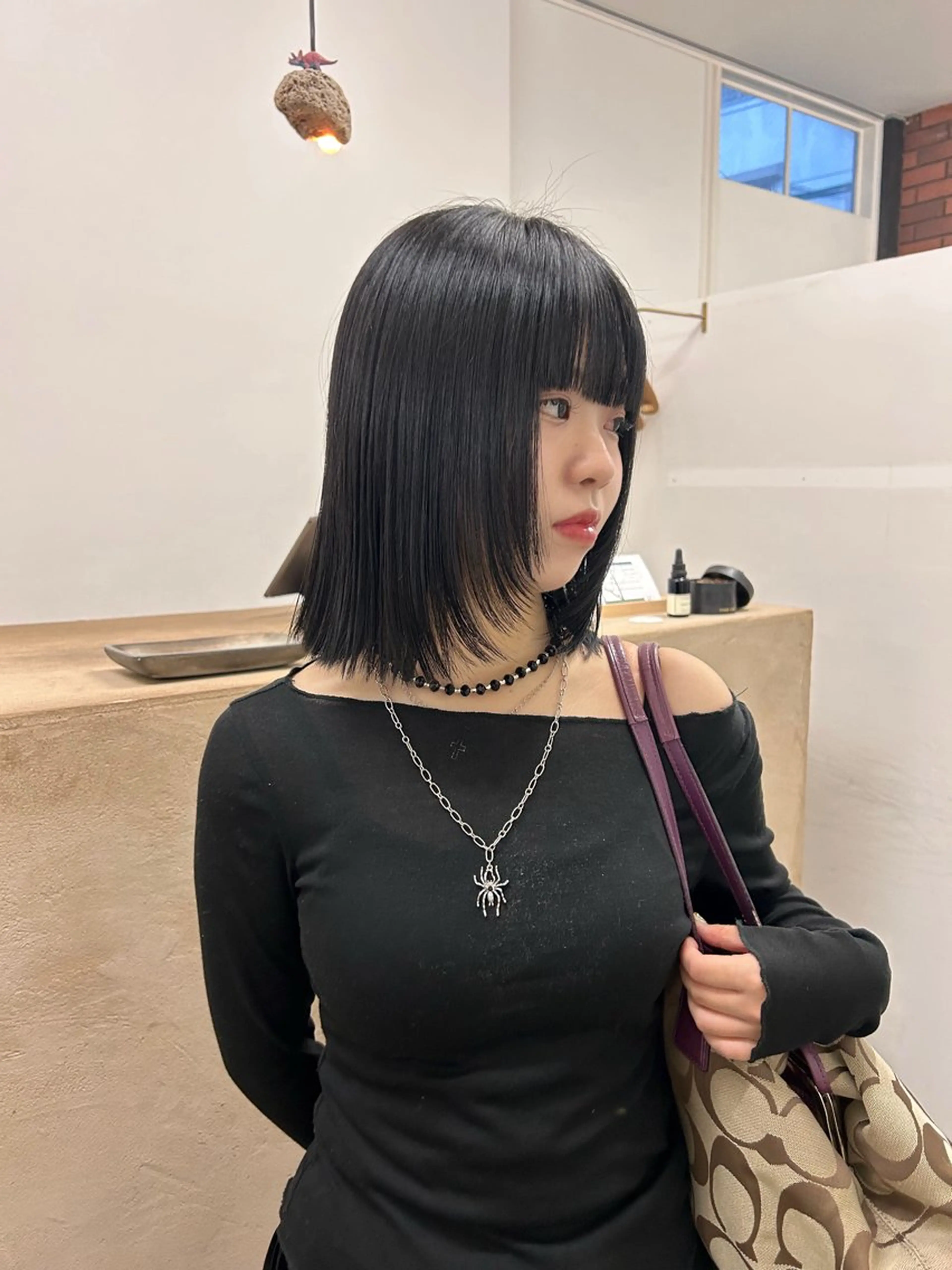 ミディアム モデル募集中🥚福岡 kii anju🐄のヘアスタイル