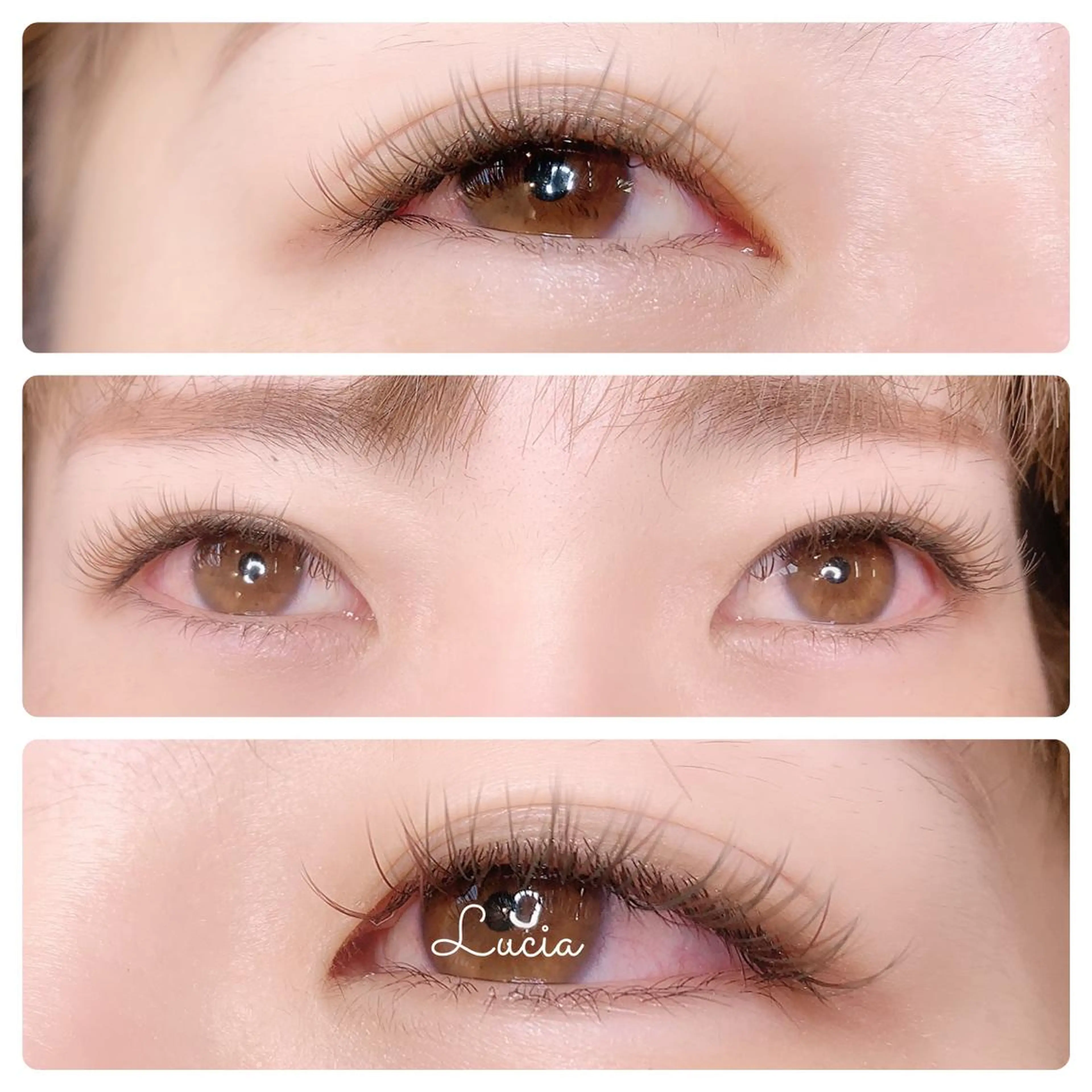 マツエク・マツパ Cカール カラーマツエク ナチュラル yellow ★のマツエク・マツパデザイン