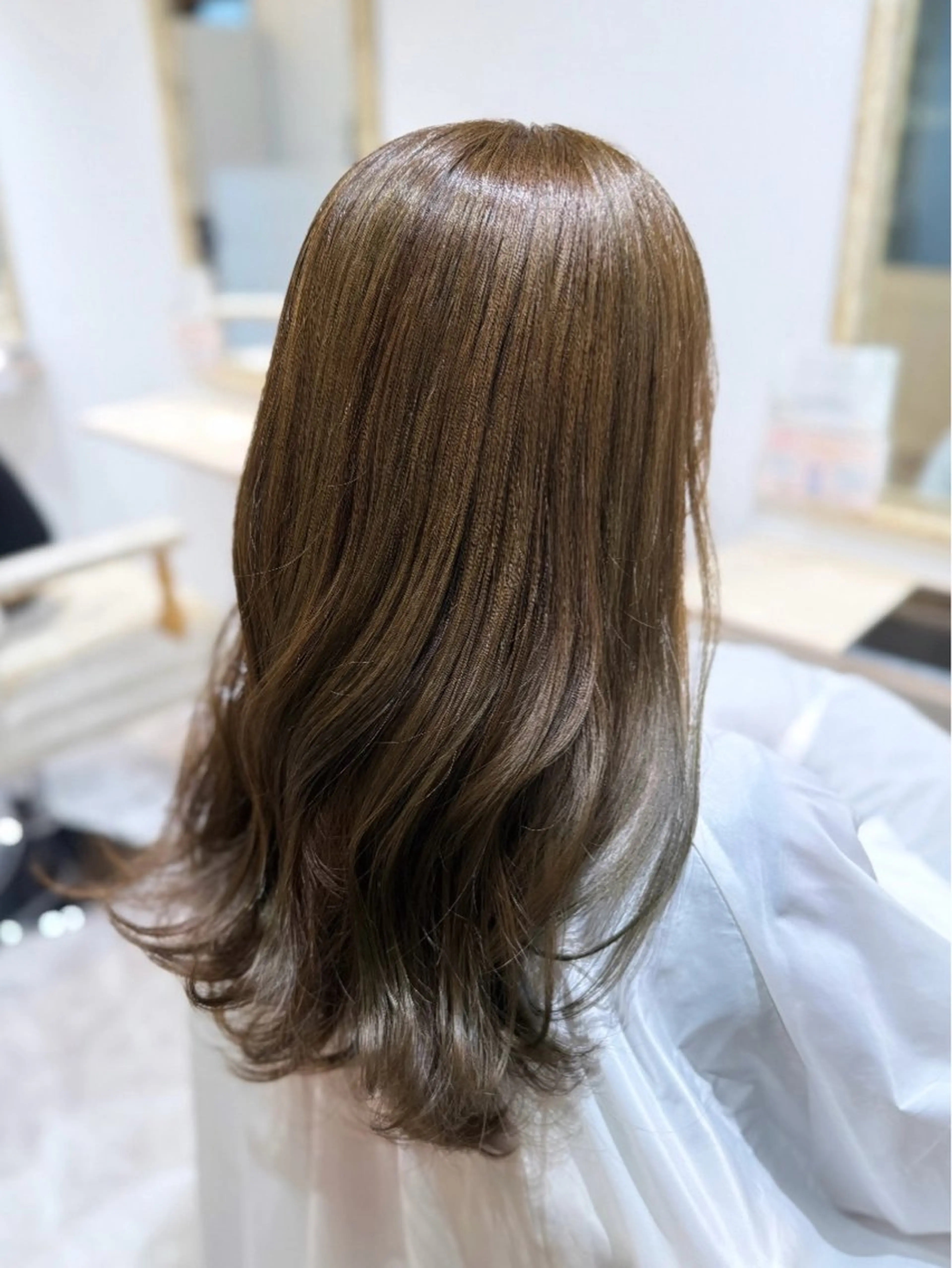 ミディアム 河相 珠菜のヘアスタイル