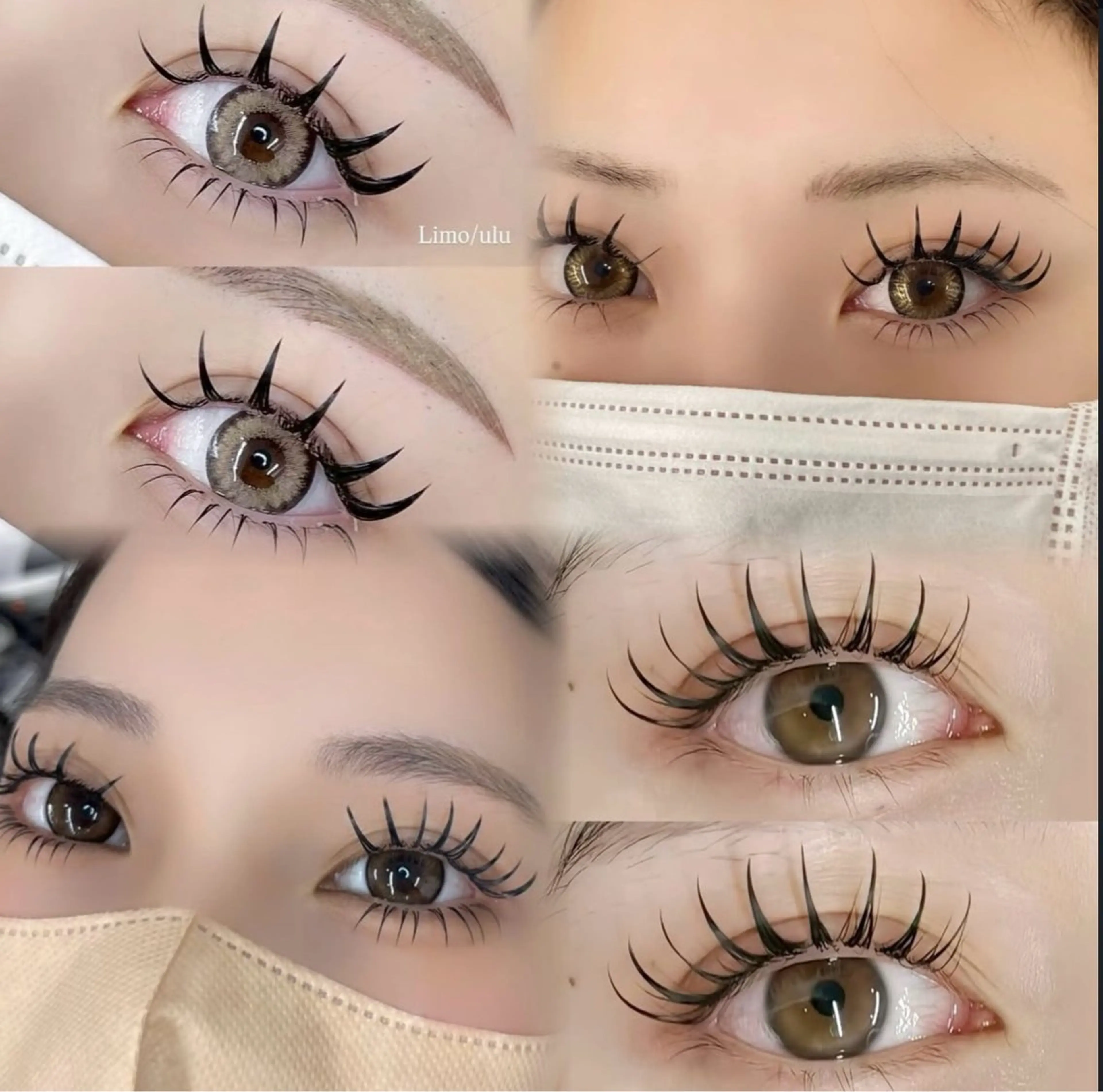 マツエク・マツパ limo/ulu Misaki 🌺のマツエク・マツパデザイン