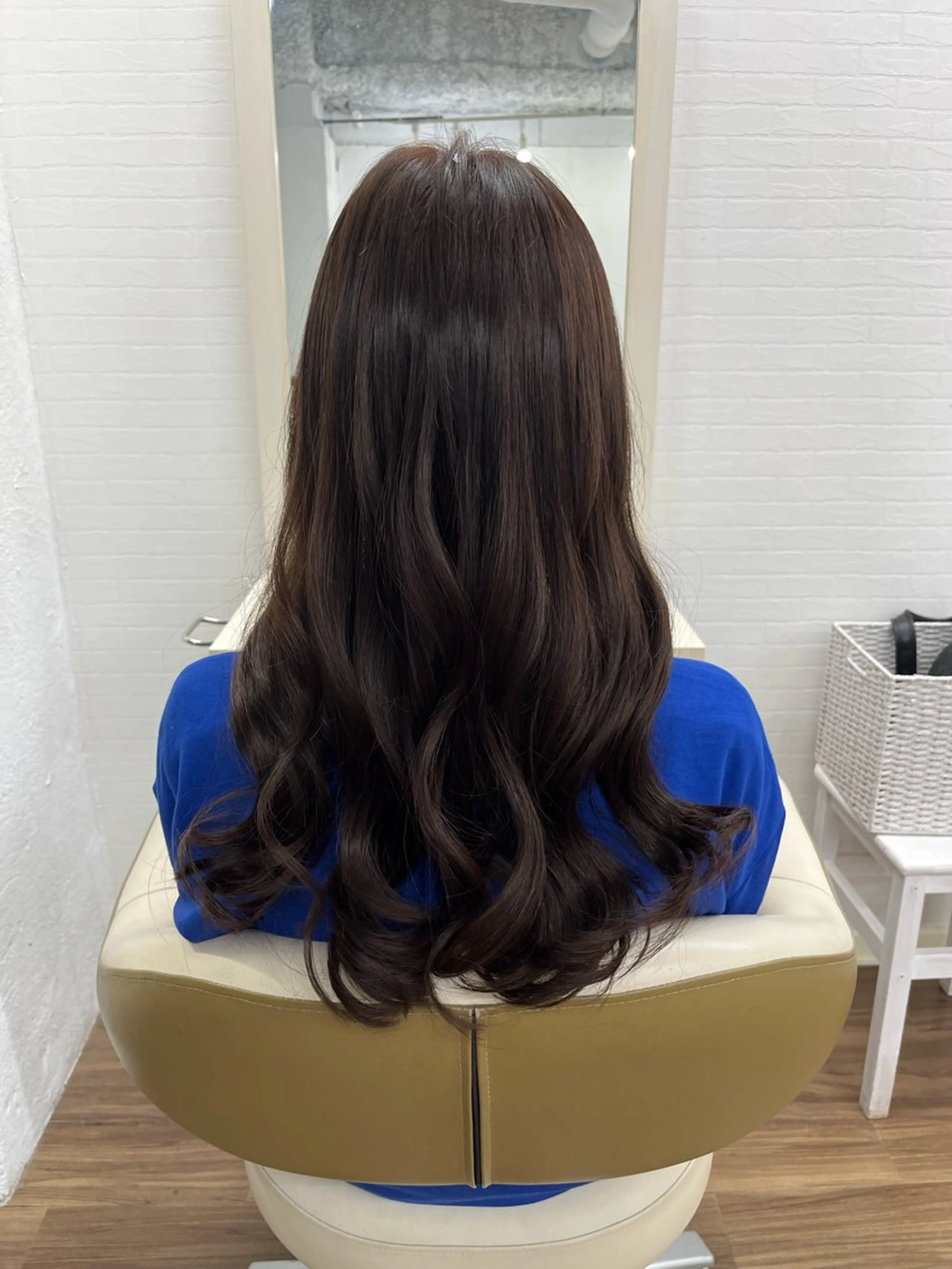 ロング カラー ブラウンカラー カット ヘアカラー トリートメント GLOSS♡ ヤマガミコウジのヘアスタイル