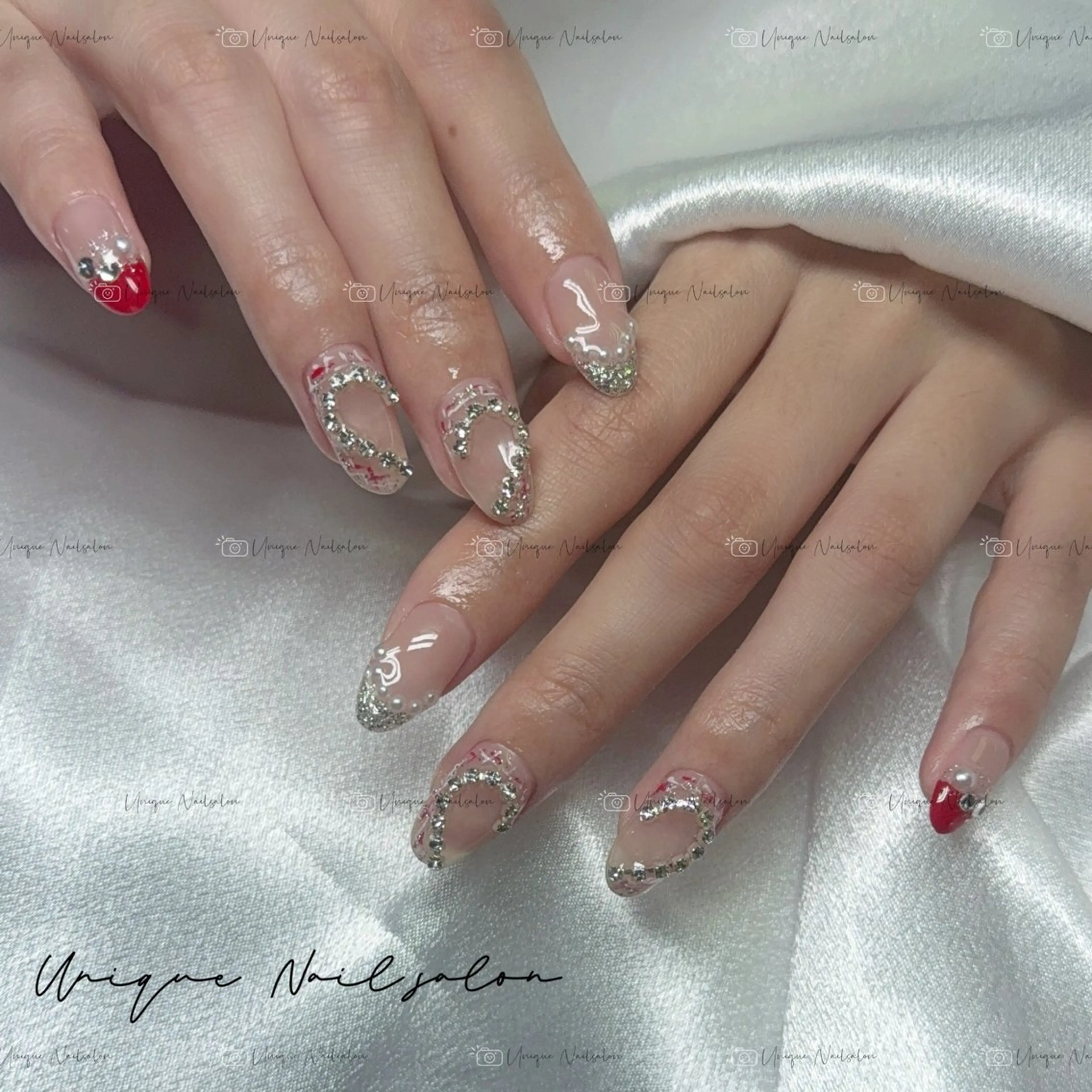 ネイル ハンドネイル ハンドケア UniqueNail 長さだし専門店のネイルデザイン